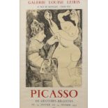 Galerie Louise Leiris, 'Picasso, Gravures Récentes', an advertising poster. 1973. (W:44 x H:70 cm)