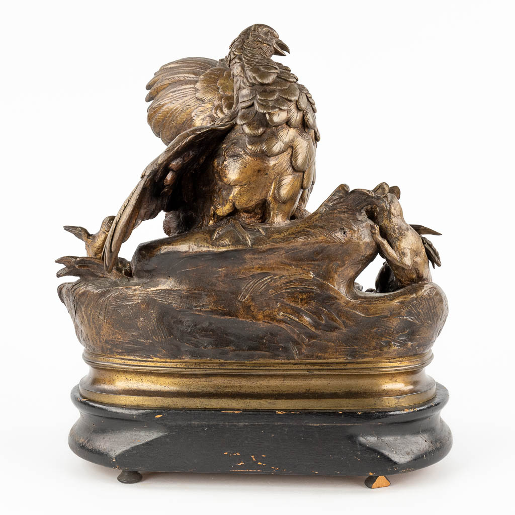 Alphonse ARSON (1822-1895) 'Bataille' patinated bronze. 1867. (D:24 x W:34 x H:38 cm) - Image 5 of 14