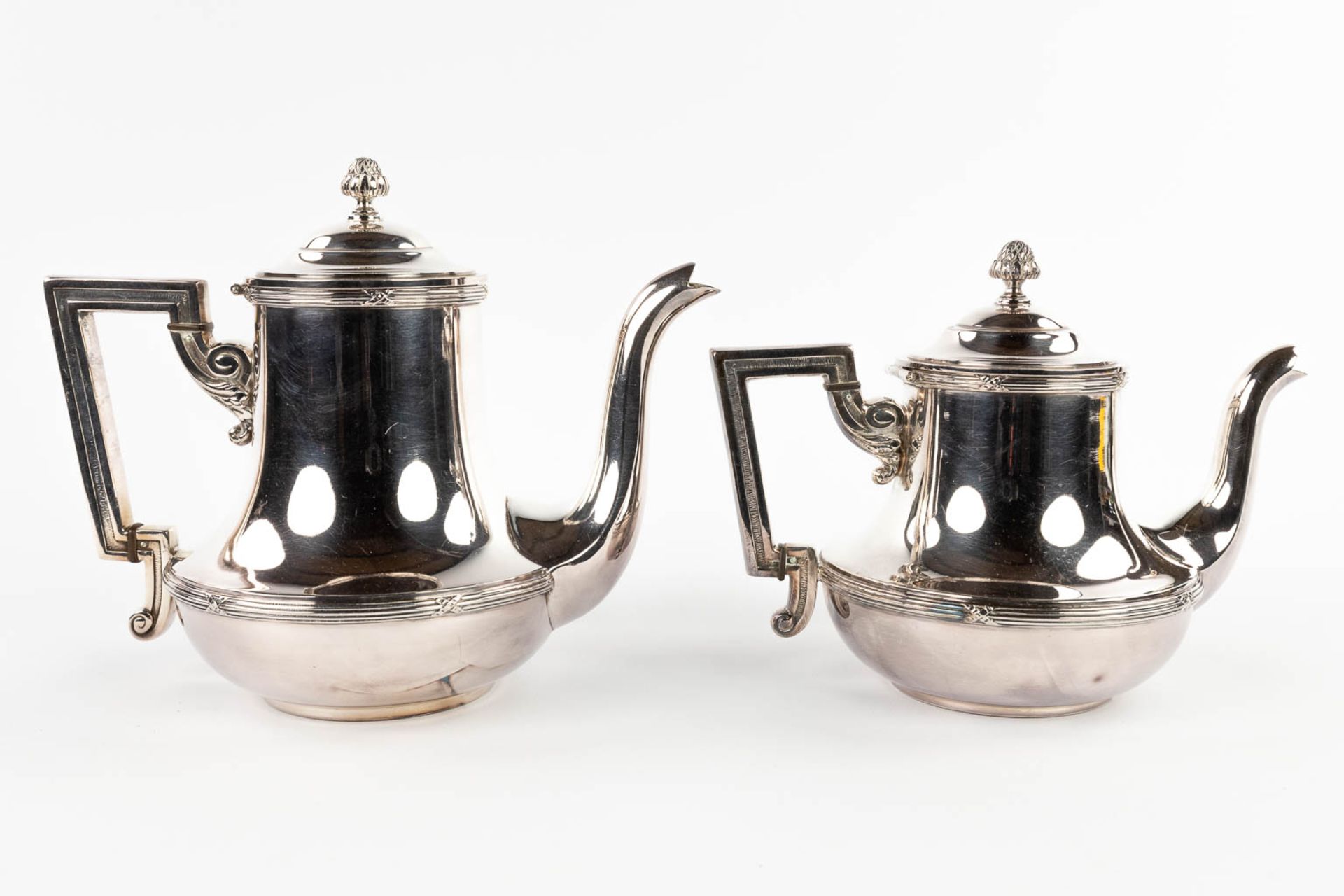 Wiskemann, a 5-piece silver-plated coffee and tea service made of silver-plated metal. (D:35,5 x W:5 - Image 7 of 22