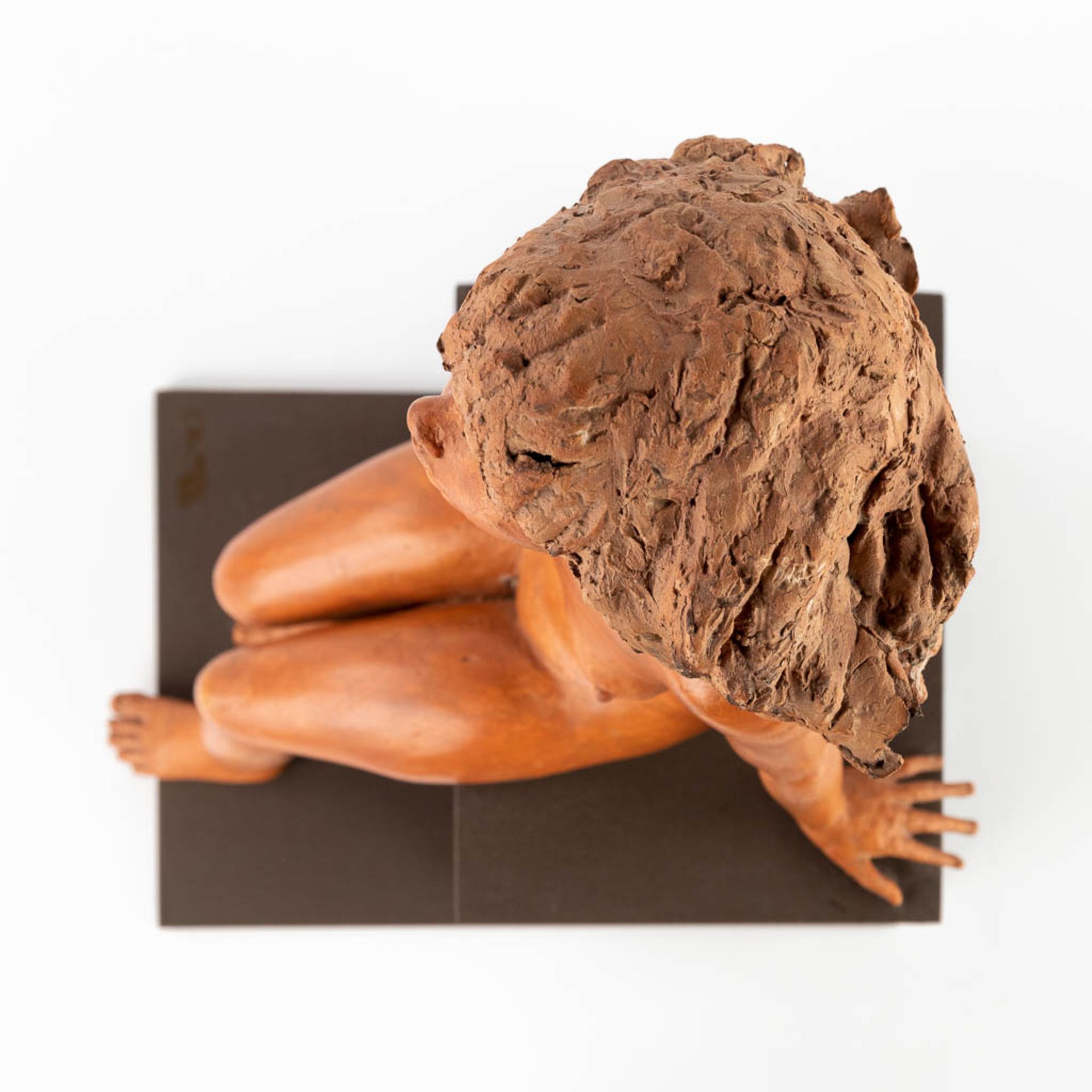 Jan DUMORTIER (XX) 'Seated Lady' terracotta (D:39 x W:26 x H:54 cm) - Bild 14 aus 15