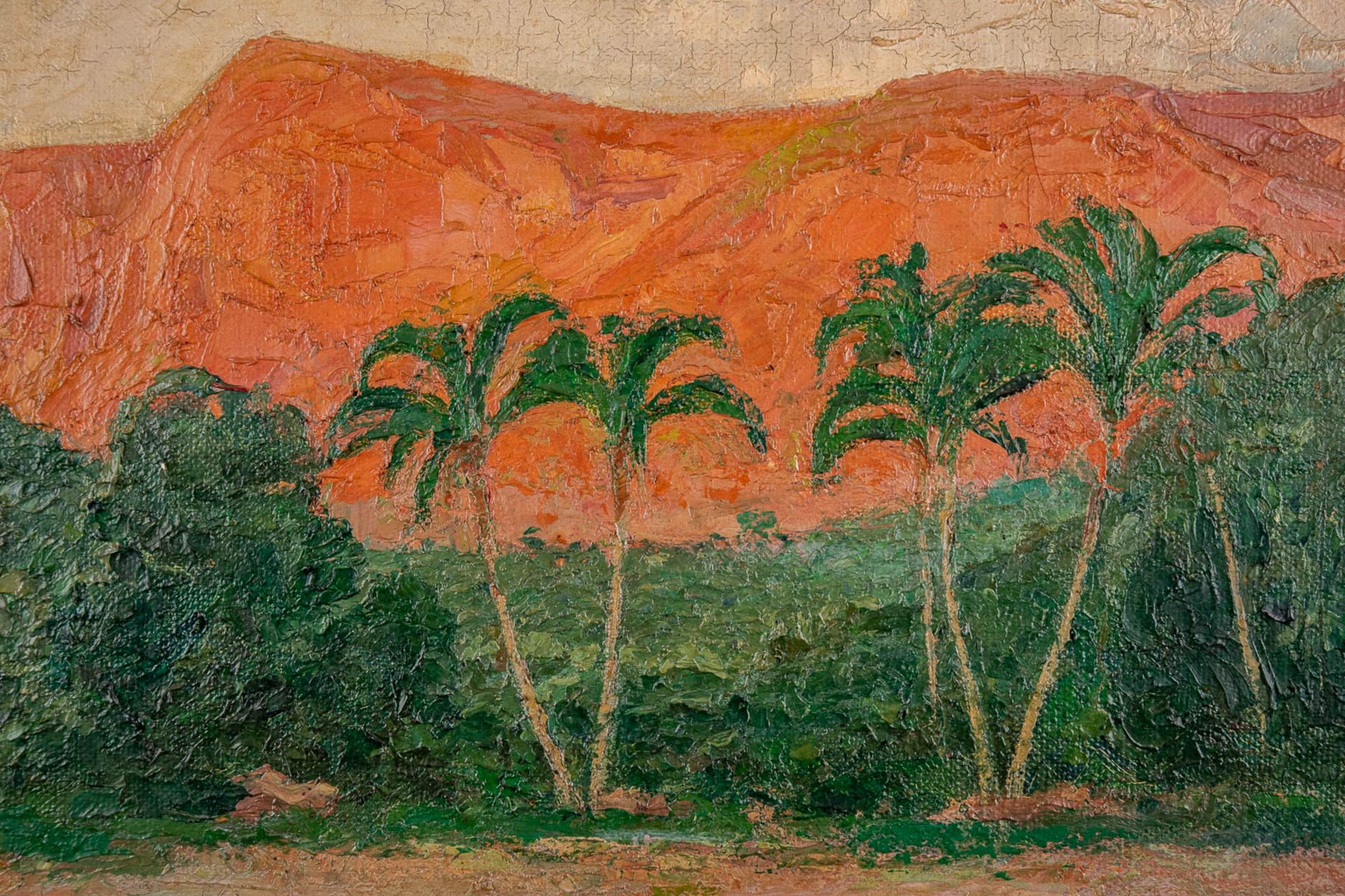 Aimé STEVENS (1879-1951) 'Rio Vermelho, Brésil' oil on canvas. (W:50 x H:40 cm) - Image 4 of 9