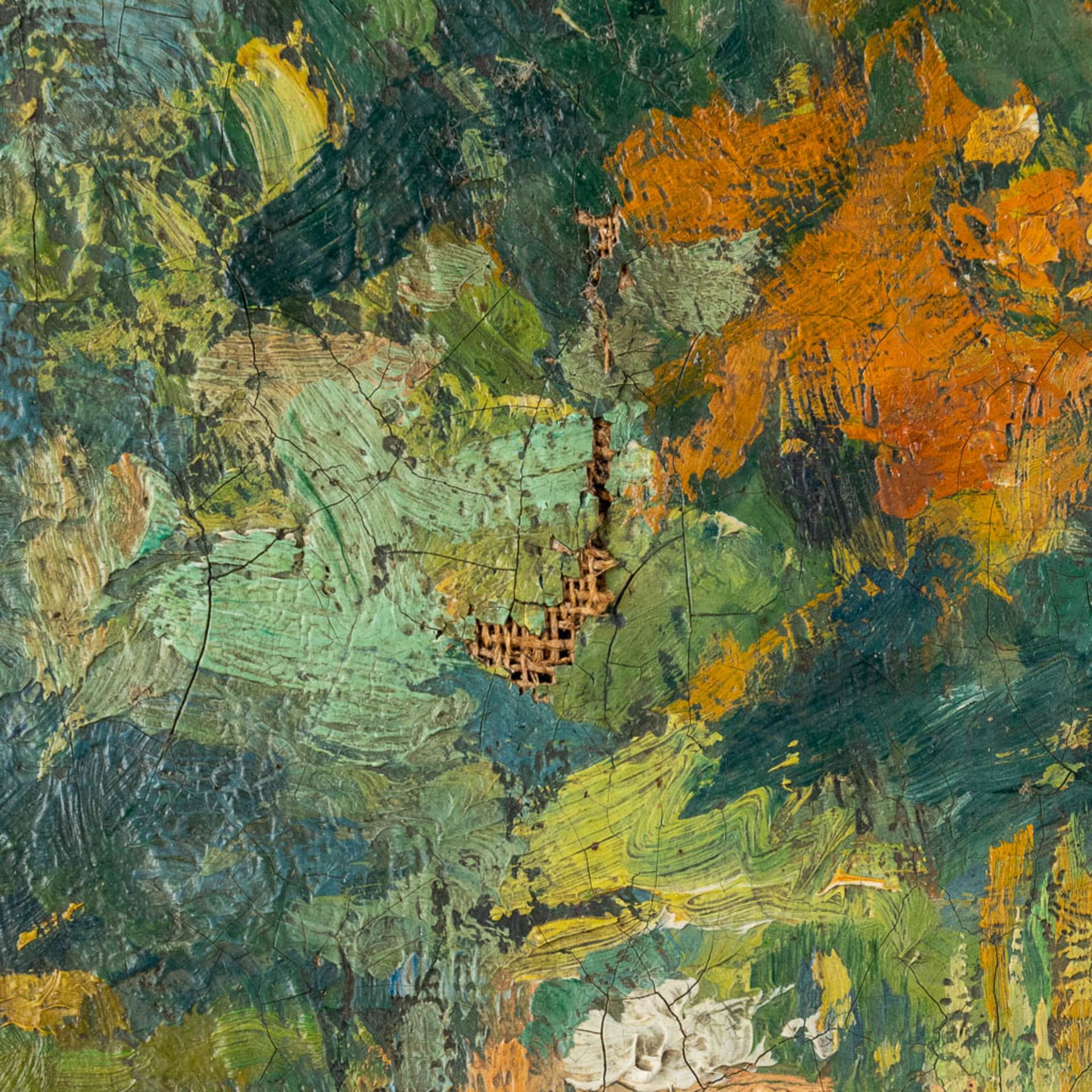 Eugene VAN MIERLO (1880-1972) 'Spring' oil on canvas, 1915. (W:50 x H:40 cm) - Bild 4 aus 8