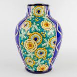 Charles CATTEAU (1880-1966) 'Vase' decor 2810 and model 909. (H:31 x D:22 cm)