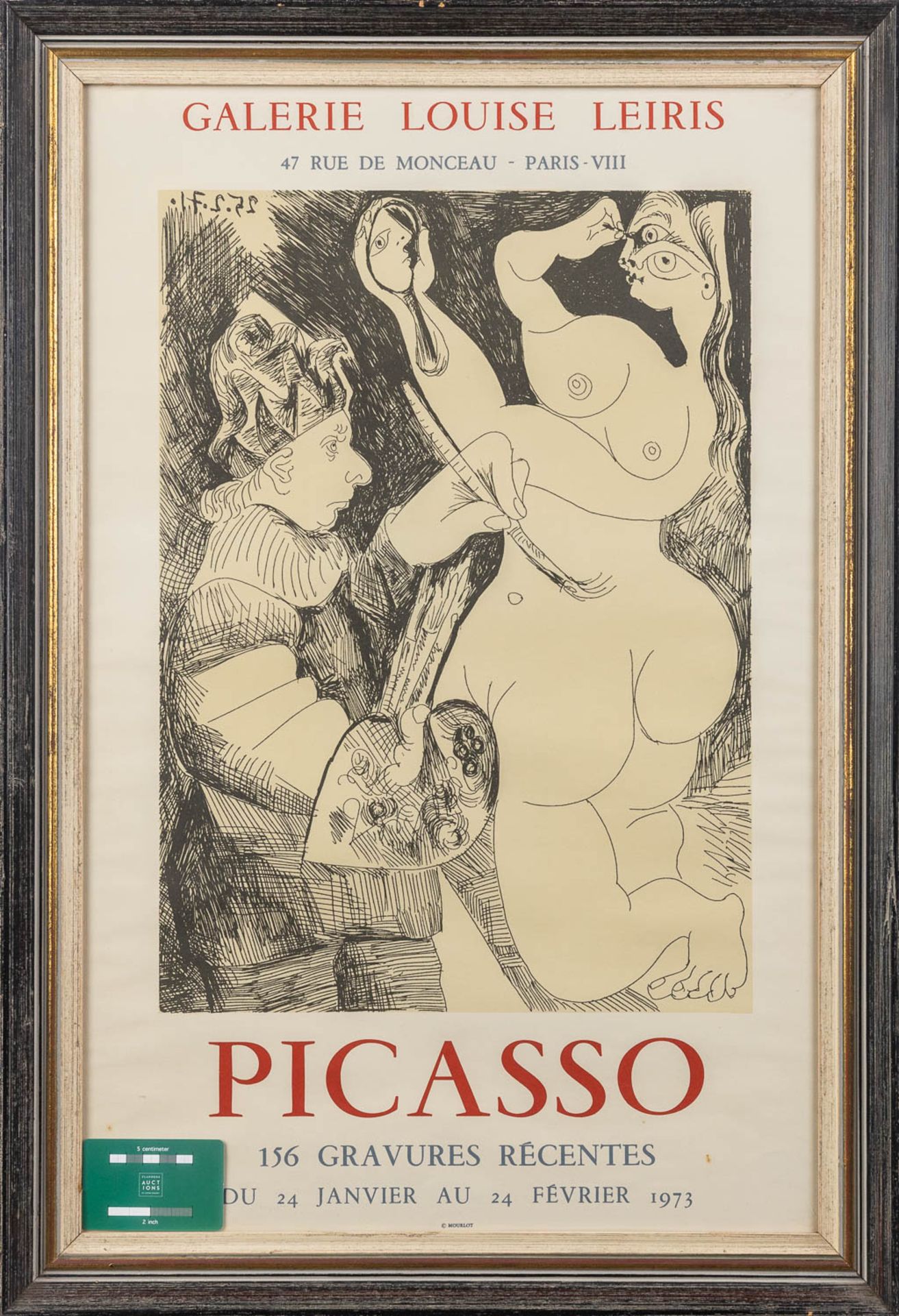Galerie Louise Leiris, 'Picasso, Gravures Récentes', an advertising poster. 1973. (W:44 x H:70 cm) - Bild 2 aus 7