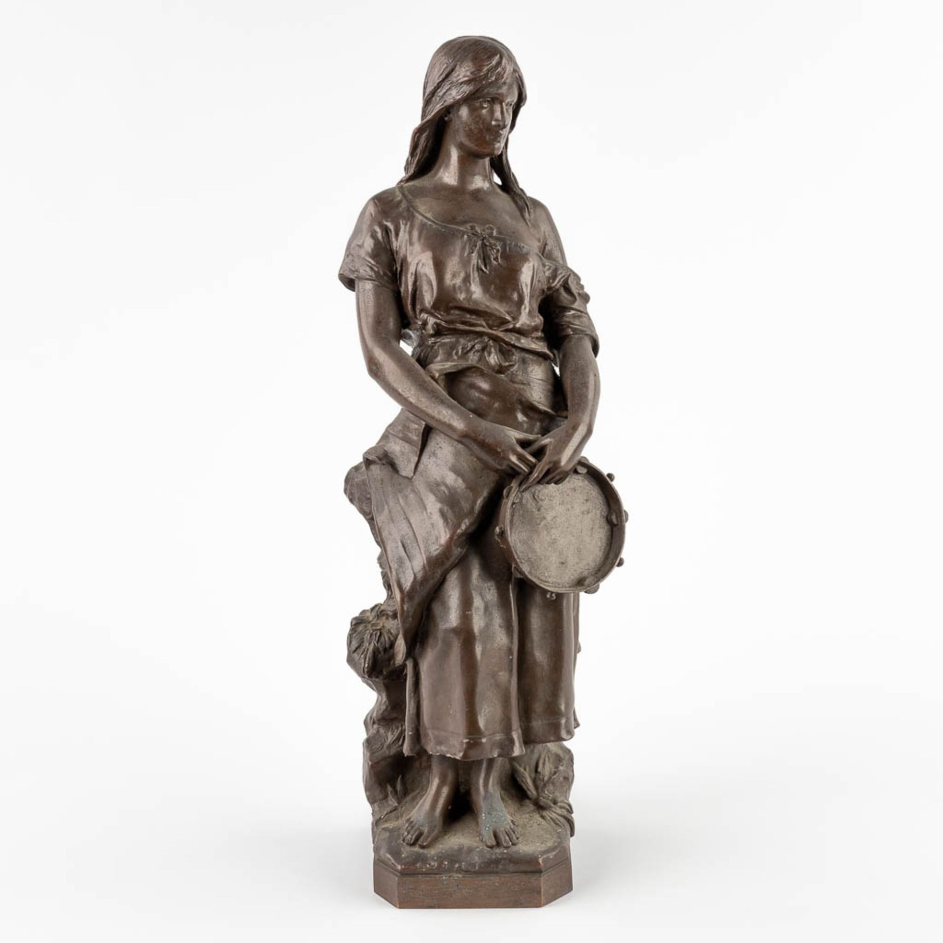 Eugène MARIOTON (1854-1933) 'Esmeralda' patinated bronze (D:14 x W:15 x H:45 cm) - Bild 3 aus 10