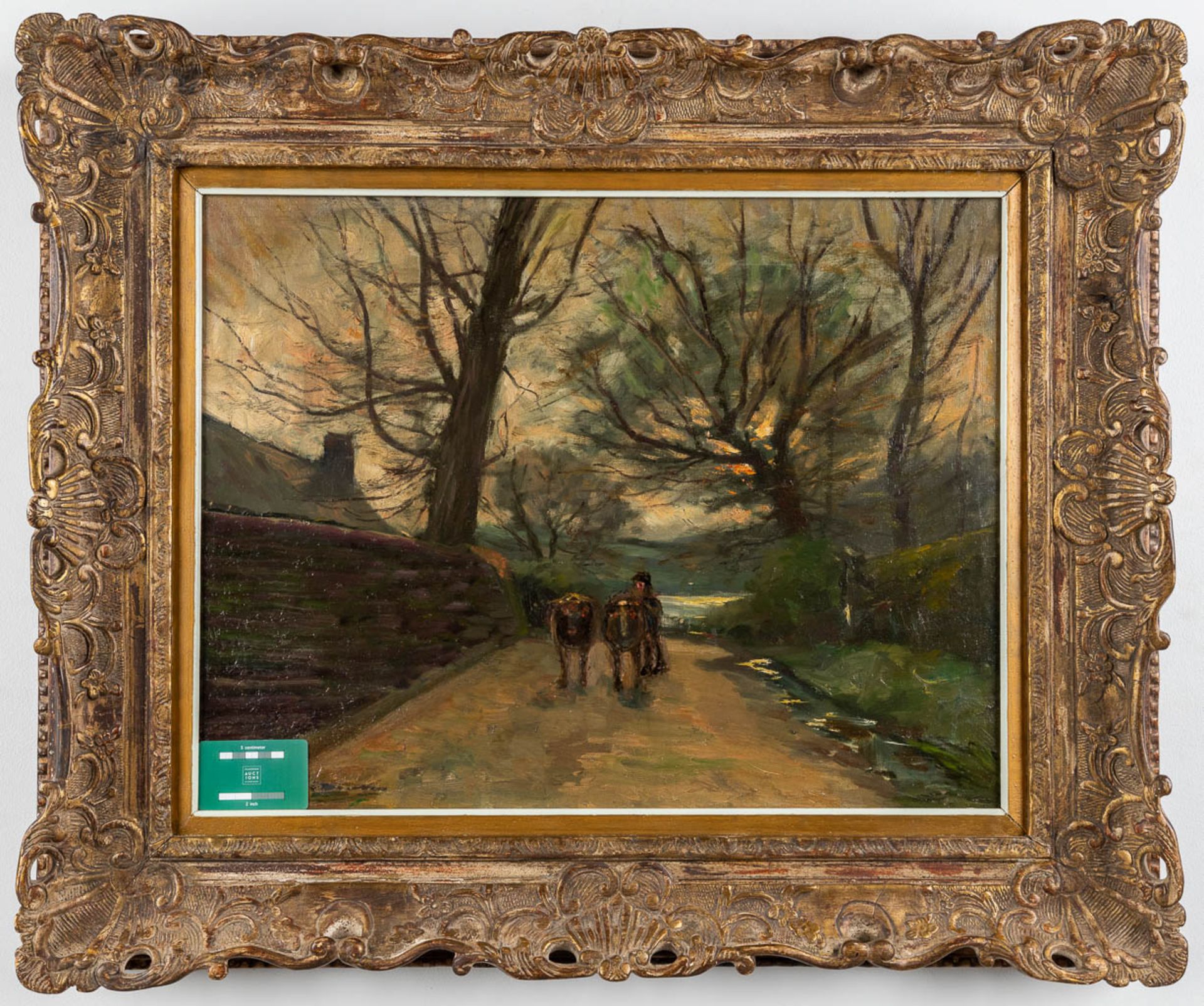 Maurice HAGEMANS (1852-1917) 'The Road' oil on canvas. (W:66 x H:50 cm) - Bild 2 aus 7