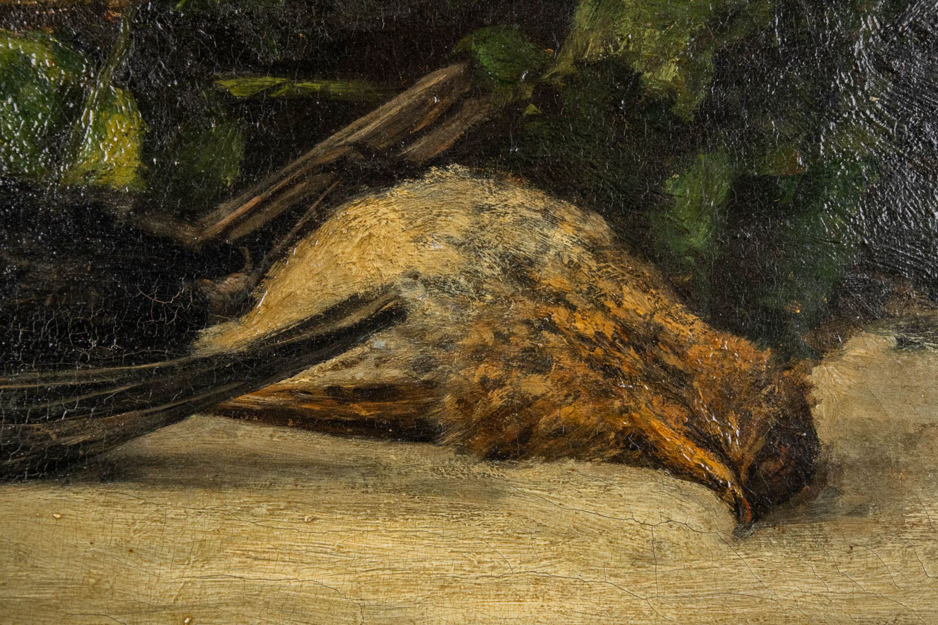 DE GROUX D. (XIX) 'A Still Life' oil on canvas. 1875. (W:60 x H:44 cm) - Bild 5 aus 7
