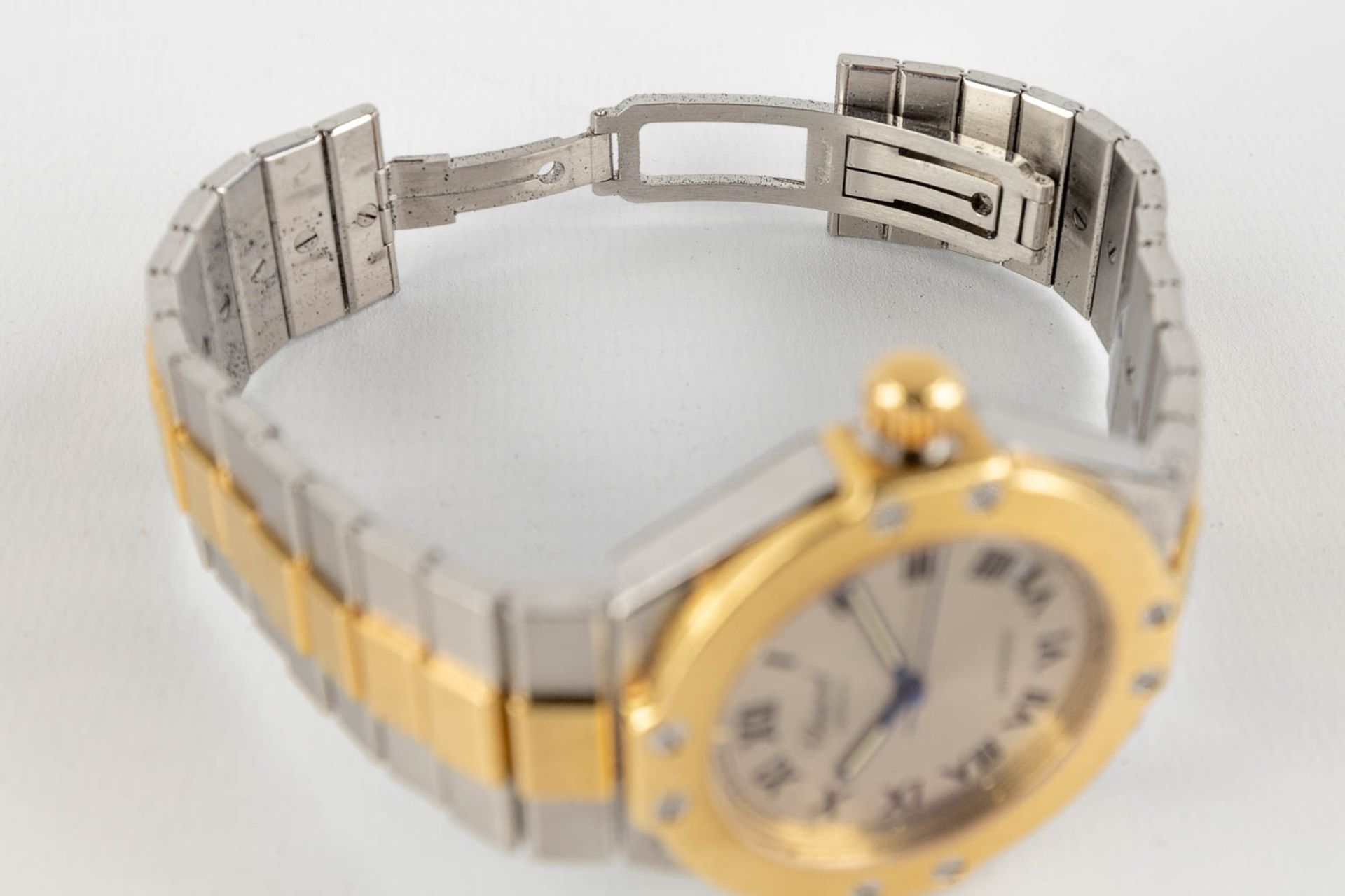 Chopard Saint Moritz, a men's wristwatch, 18kt yellow gold and steel. Box and papers. Reference 8300 - Bild 14 aus 16