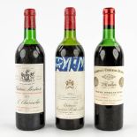 Château Mouton Rotchild 1976, Château Montrose 1975, Château Cheval Blanc 1968