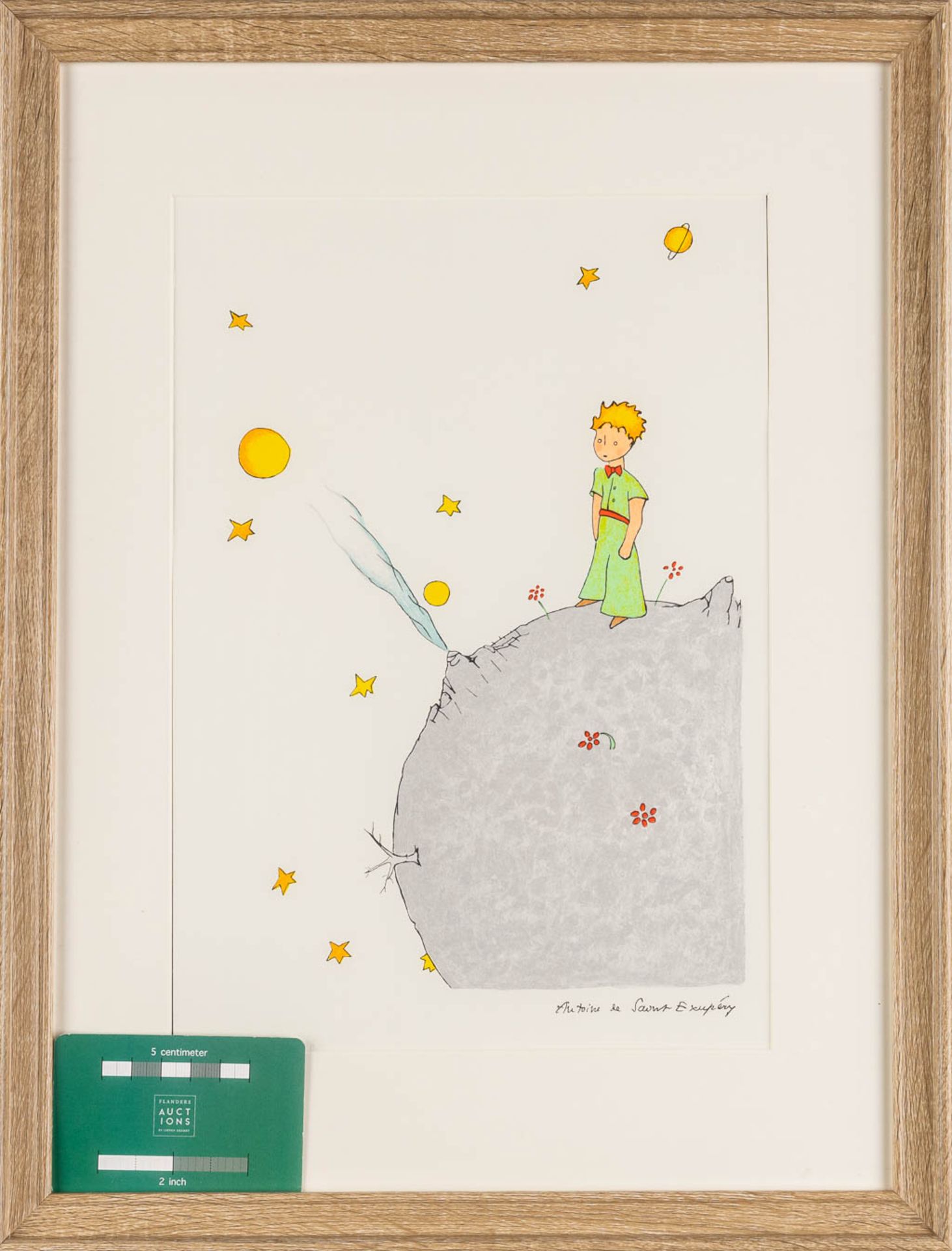 Antoine DE SAINT-EXUPÉRY (1900-1944) 'Le Petit Prince' two prints. (W:30 x H:40 cm) - Image 8 of 13