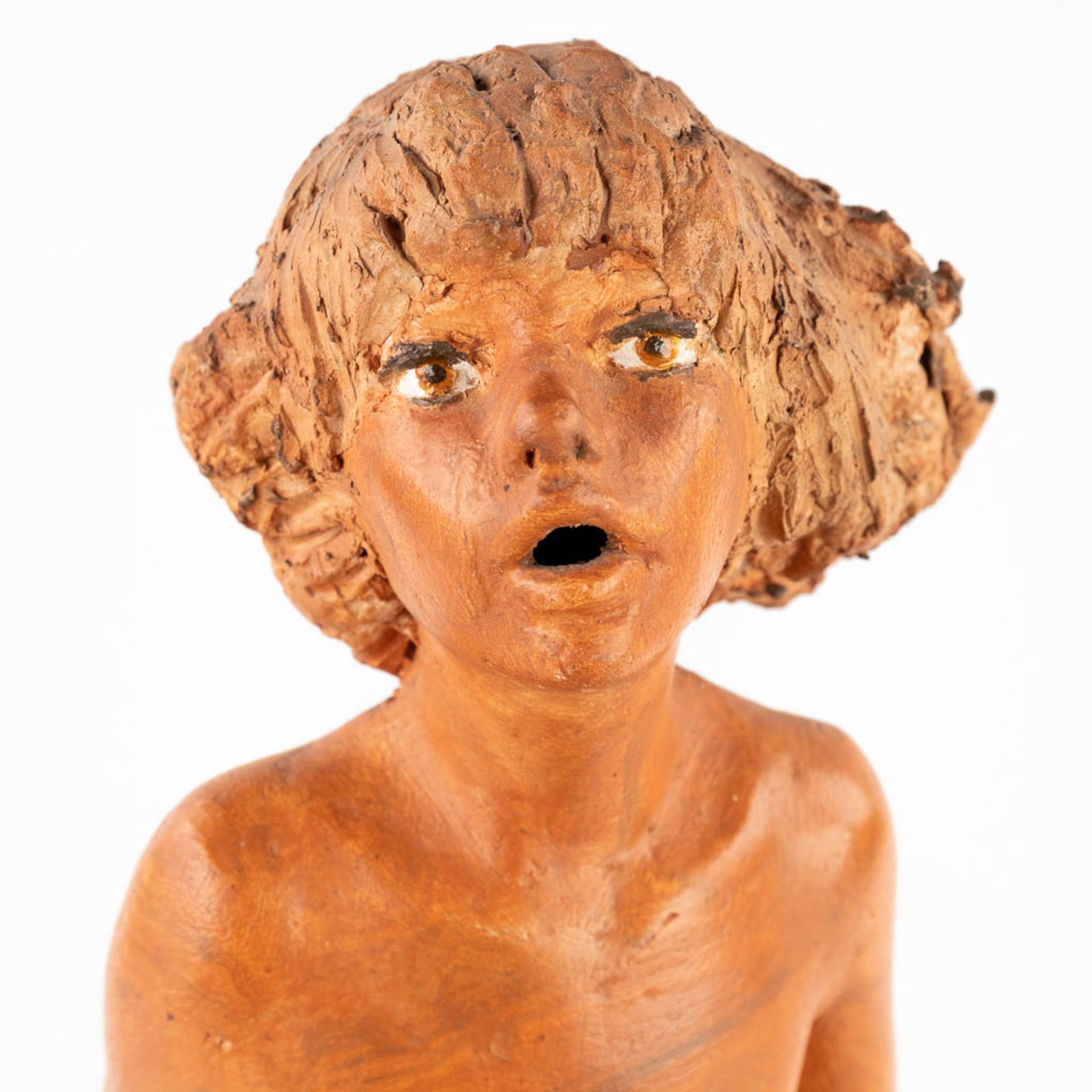 Jan DUMORTIER (XX) 'Seated Lady' terracotta (D:39 x W:26 x H:54 cm) - Bild 8 aus 15