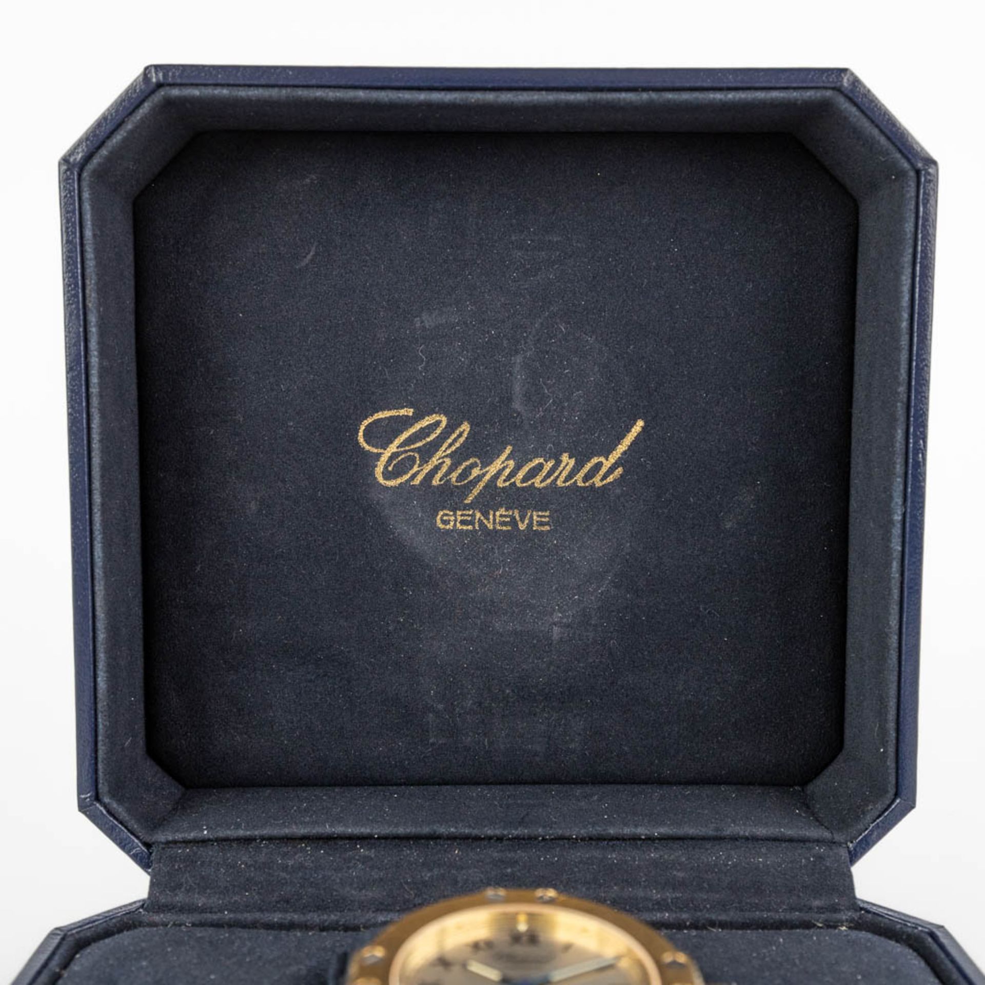 Chopard Saint Moritz, a men's wristwatch, 18kt yellow gold and steel. Box and papers. Reference 8300 - Bild 5 aus 16