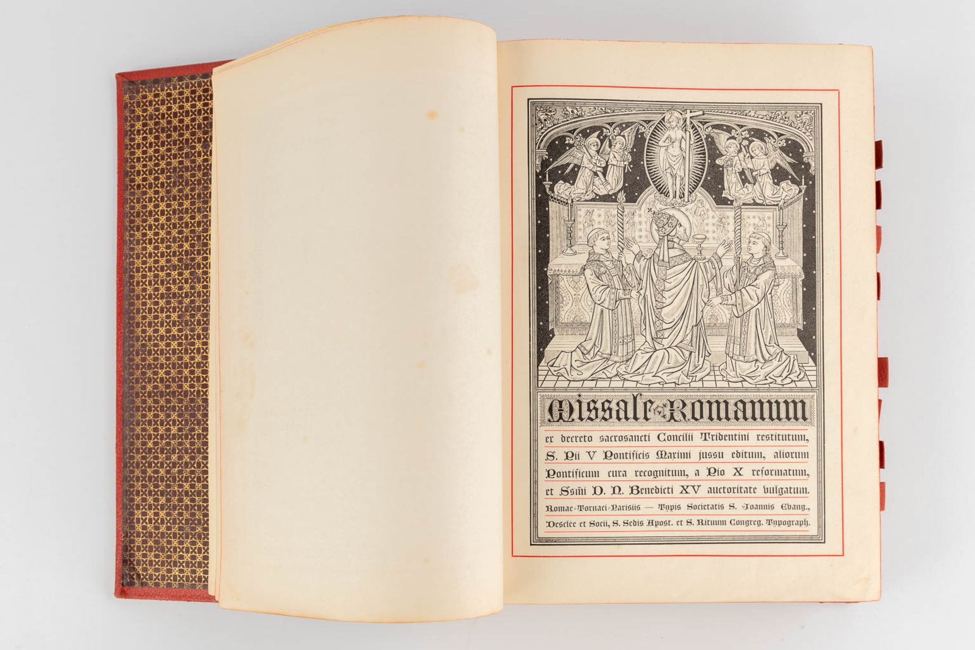 Three Missale Romanum books, 20th C. (D:6 x W:24 x H:32 cm) - Bild 4 aus 15