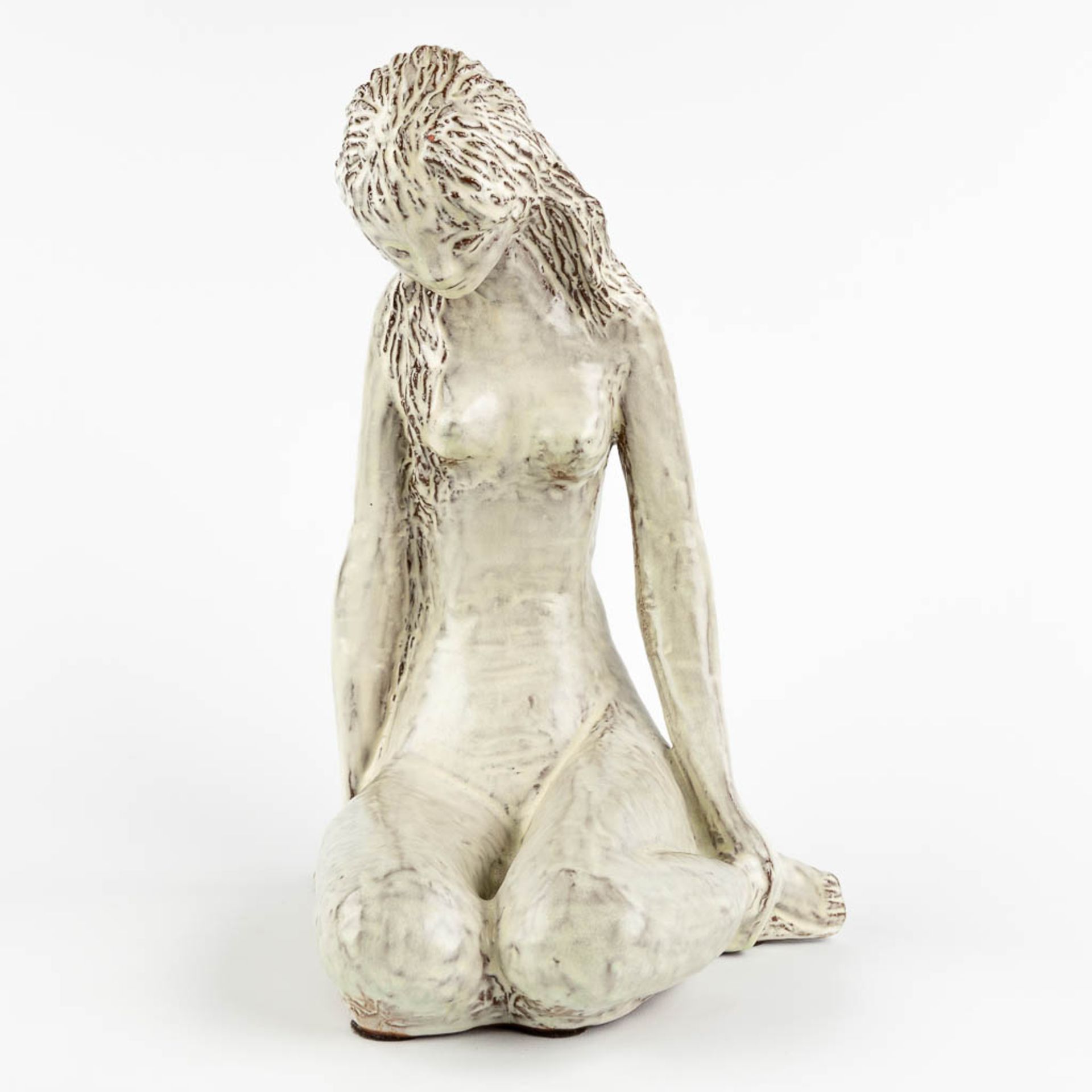 Elie VAN DAMME (1928) 'Seated Lady' for Amphora. (D:25 x W:24 x H:33 cm) - Image 3 of 11