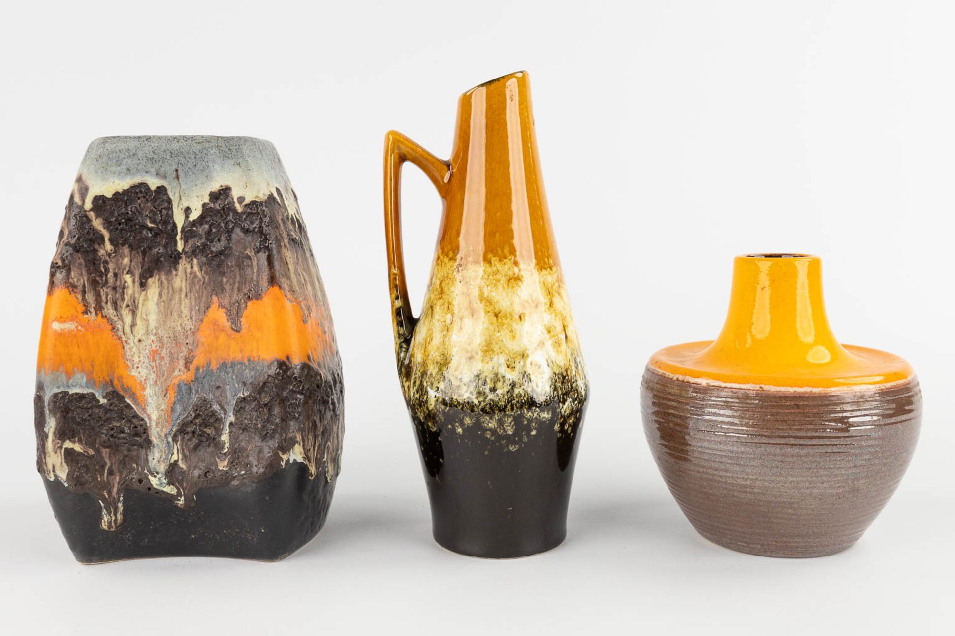 A collection of mid-century ceramics, West Germany. Fat Lava. (W:22 x H:26 cm) - Image 9 of 15