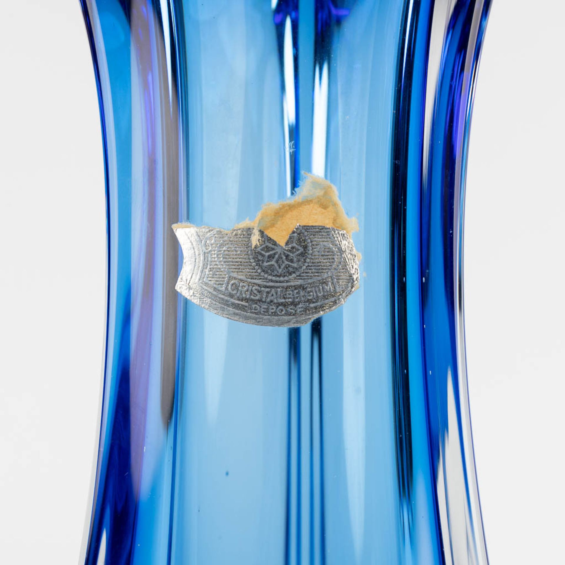 Val Saint Lambert, a vase and a swan, added a vase, probably Murano. (H:35 cm) - Image 7 of 22