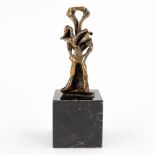 Salvador DALI (1904-1989)(After) 'The Key' patinated bronze. (H:11,5 cm)
