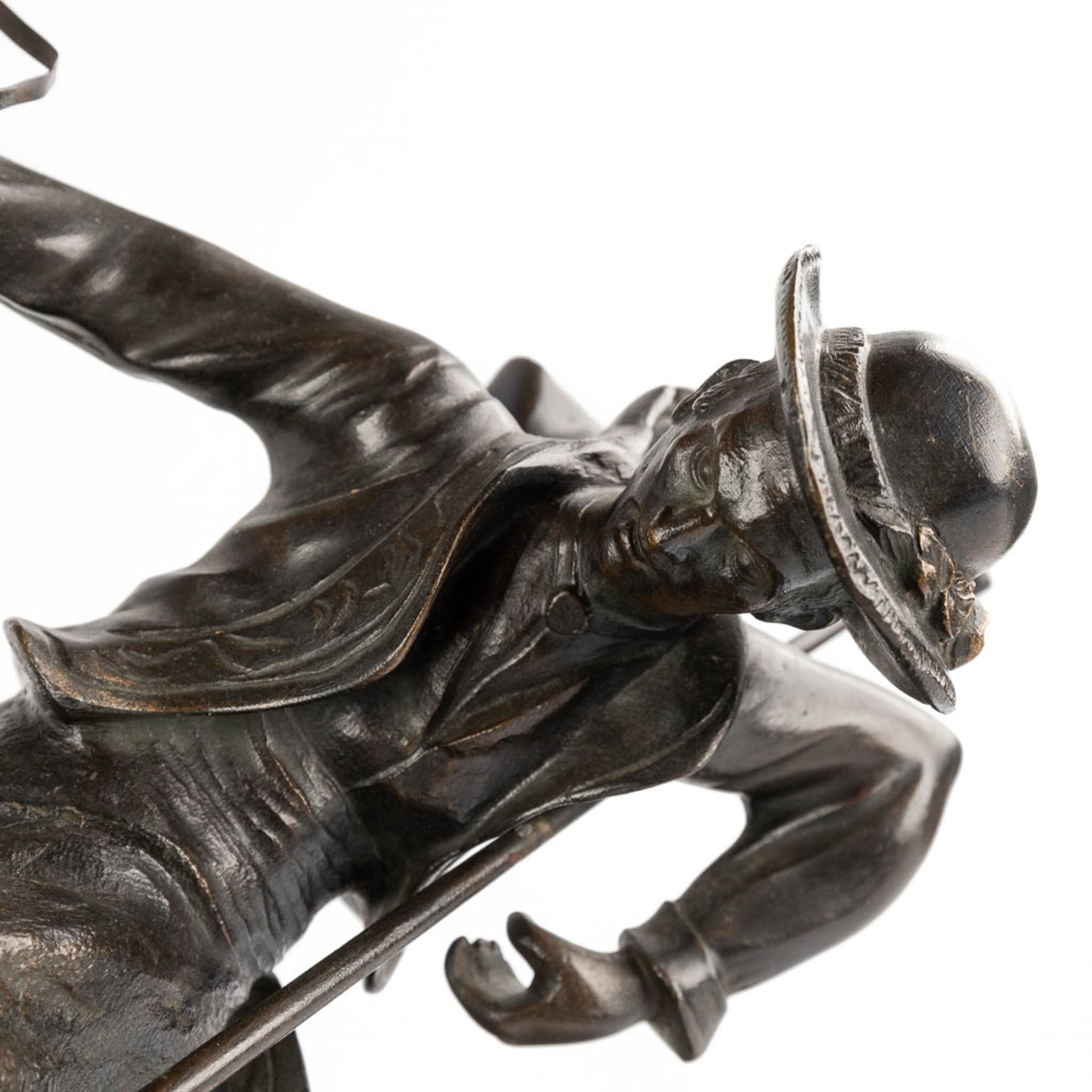 Antonio AMORGASTI (1880-1942) 'Le Picador' patinated bronze. 1924 (D:80 x W:25 x H:50 cm) - Image 13 of 14