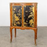 A fine Louis XV cabinet, Chinese lacquer and rosewood veneer, signed Adrien Delorme. 18th C. (D:47 x