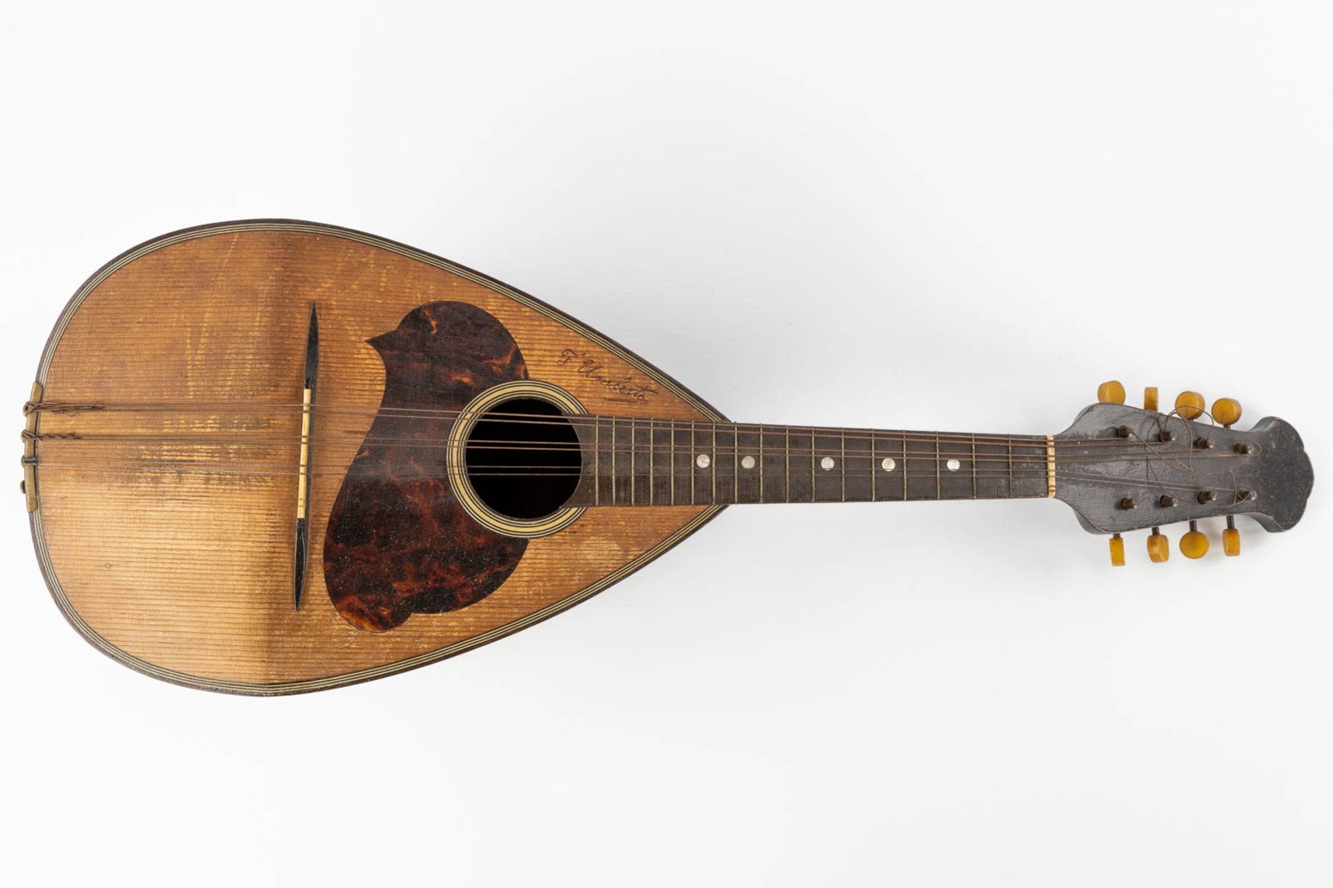 Three mandolines and a Balalaika. 20th C. (D:43 x W:67 x H:12 cm) - Image 11 of 36