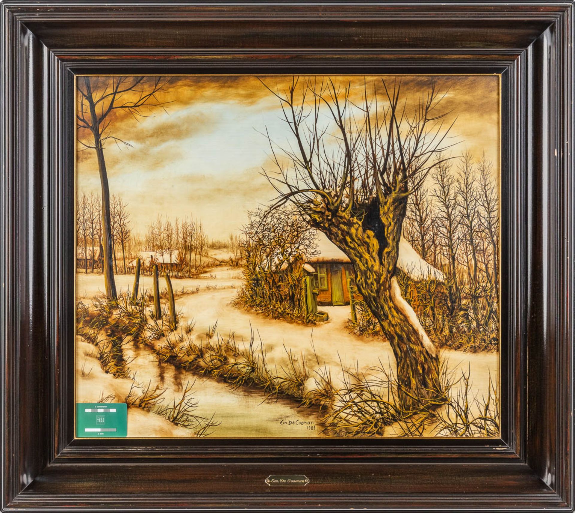 Emiel DE COOMAN (1922) 'Two Landscapes' oil on canvas. (W:70 x H:60 cm) - Image 2 of 15