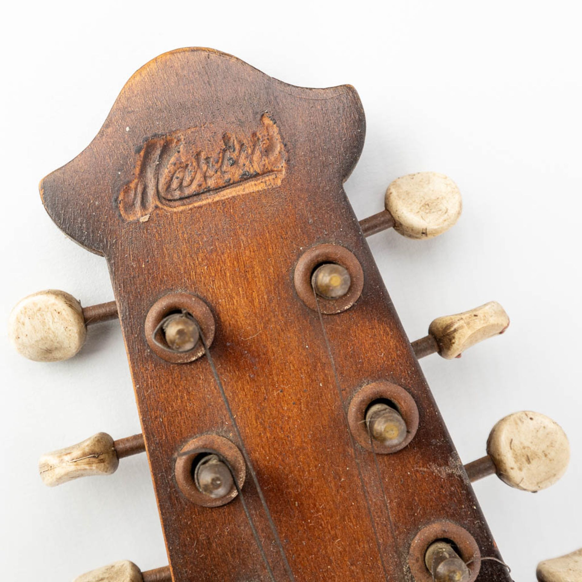 Three mandolines and a Balalaika. 20th C. (D:43 x W:67 x H:12 cm) - Image 35 of 36