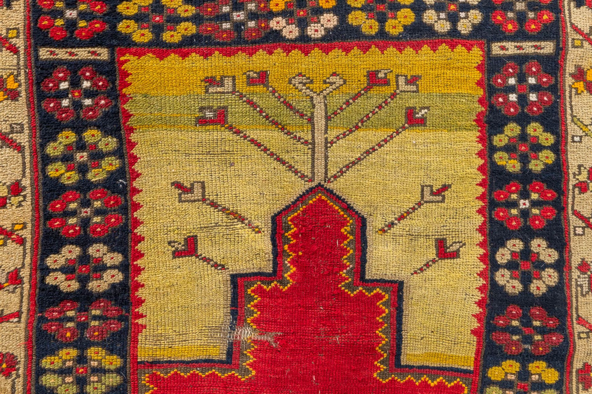Two Oriental hand-made carpets. Afghan &amp; Turkey (D:195 x W:100 cm) - Image 7 of 11