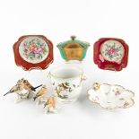 Herend, ENS, Limoges, a collection of porcelain items. 20th C. (D:17 x W:20 x H:14 cm)