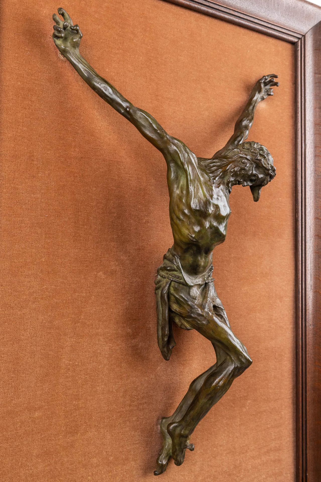 Edouard VEREYCKEN (1893-1967) 'Het Is Volbracht' a Corpus Christi, patinated bronze (W:42 x H:67 cm) - Image 10 of 13