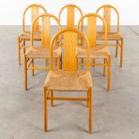 Annig SARIAN (1932) 'Thalia' 6 chairs'. (D:48 x W:44 x H:88 cm)