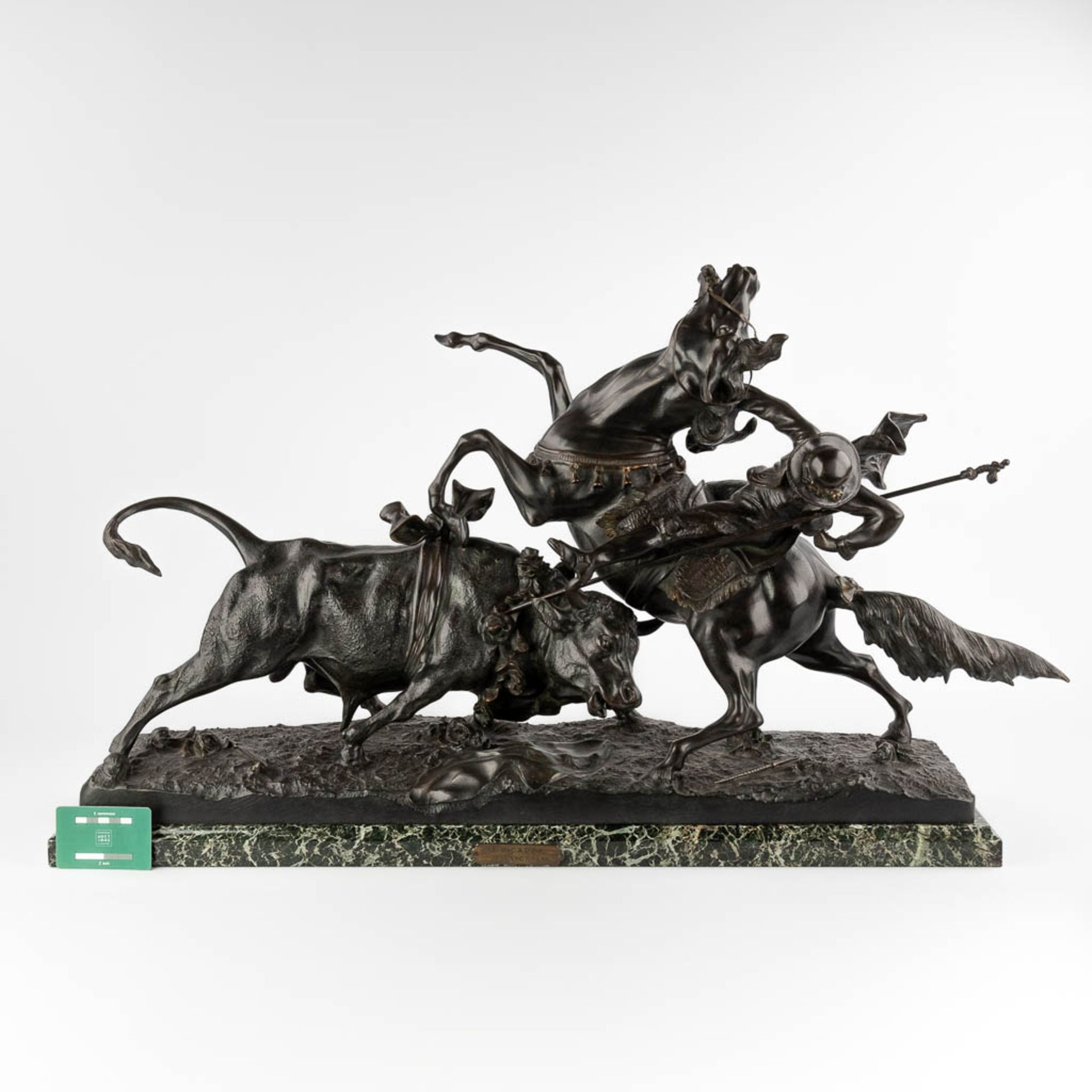Antonio AMORGASTI (1880-1942) 'Le Picador' patinated bronze. 1924 (D:80 x W:25 x H:50 cm) - Image 2 of 14