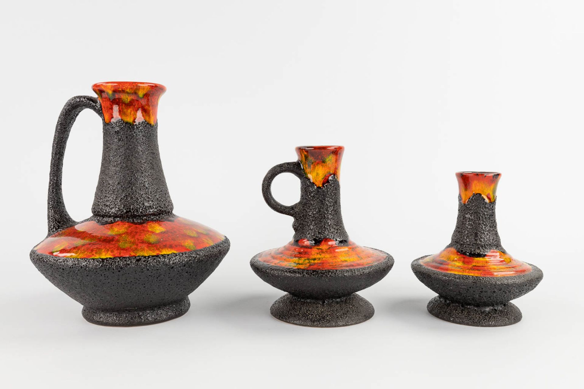 A collection of mid-century ceramics, West Germany. Fat Lava. (W:22 x H:26 cm) - Image 5 of 15