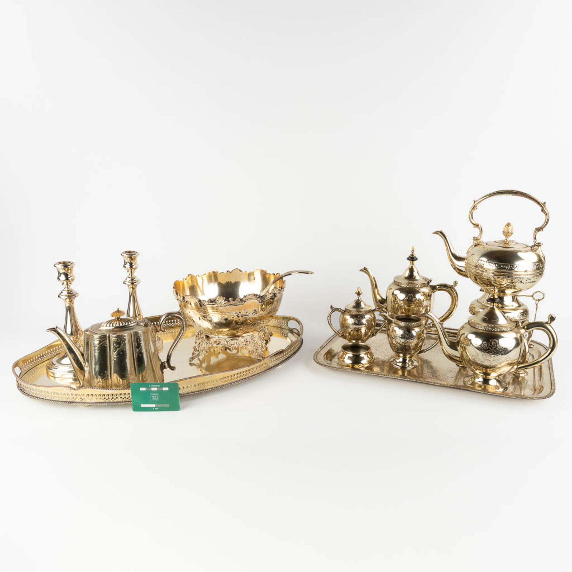 A collection of table accessories, serving ware, silver-plated metal. - Bild 2 aus 32