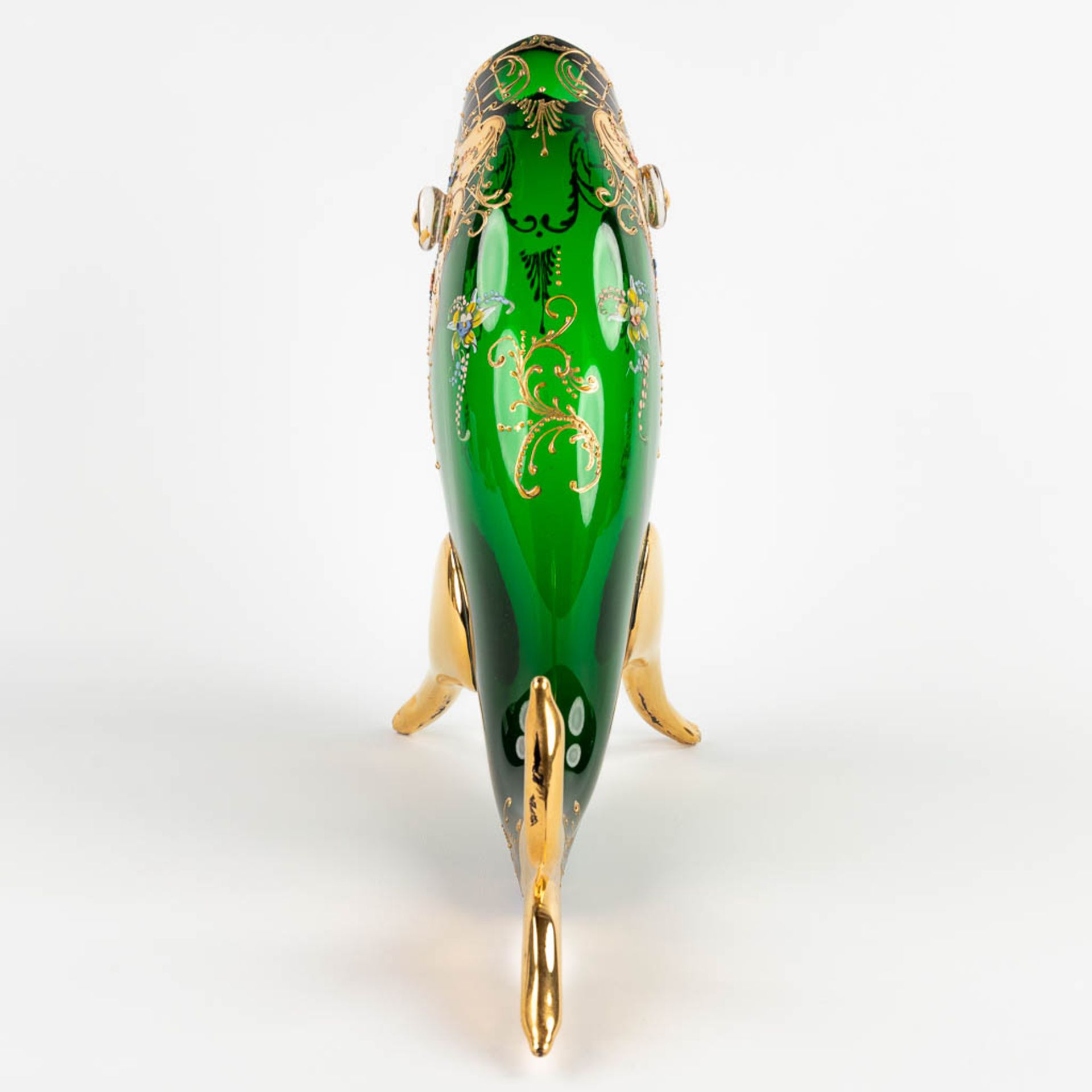 A fish and a vase, art glass, Murano, Italy. (H:44 x D:15 cm) - Image 16 of 21