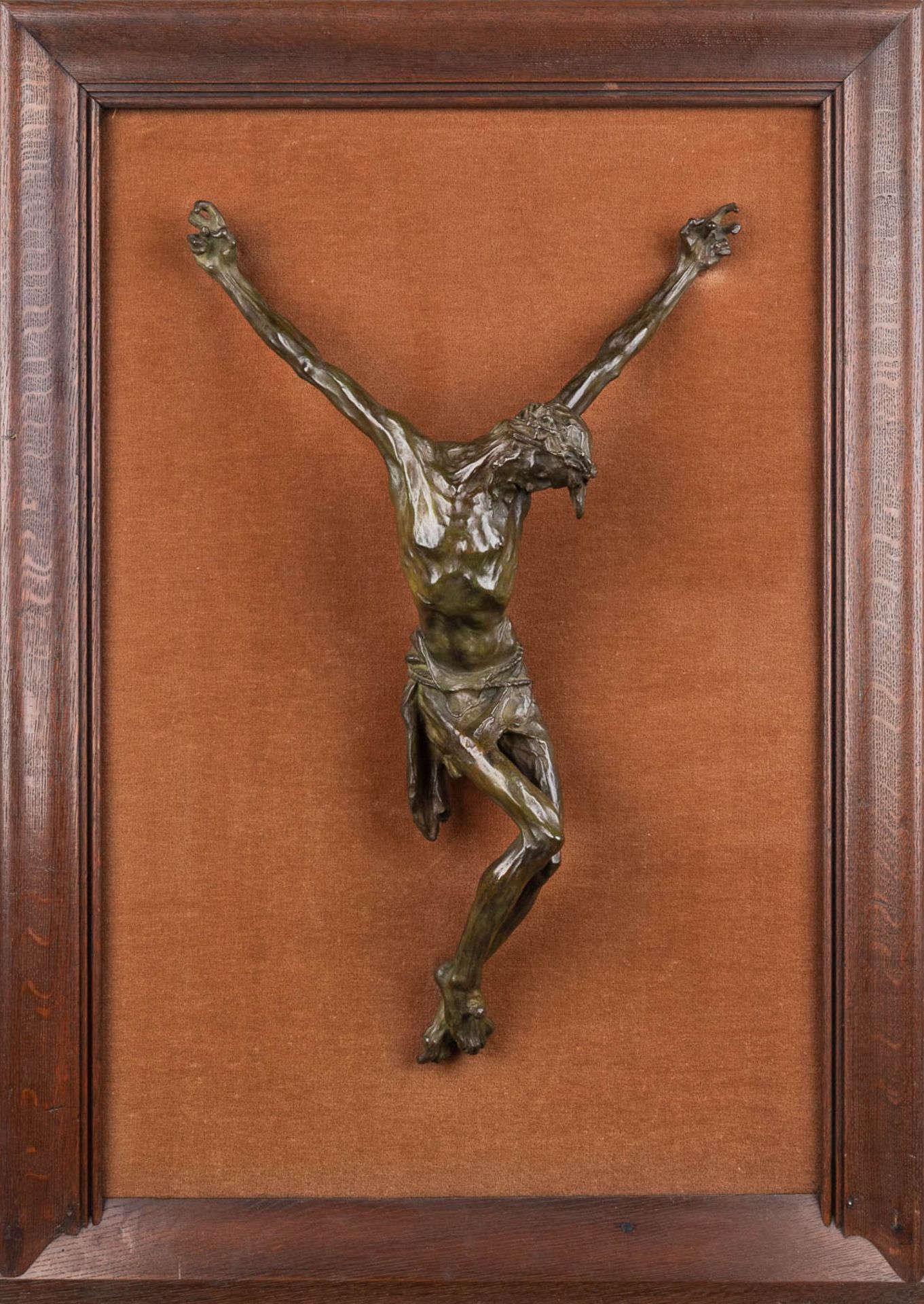 Edouard VEREYCKEN (1893-1967) 'Het Is Volbracht' a Corpus Christi, patinated bronze (W:42 x H:67 cm) - Image 3 of 13