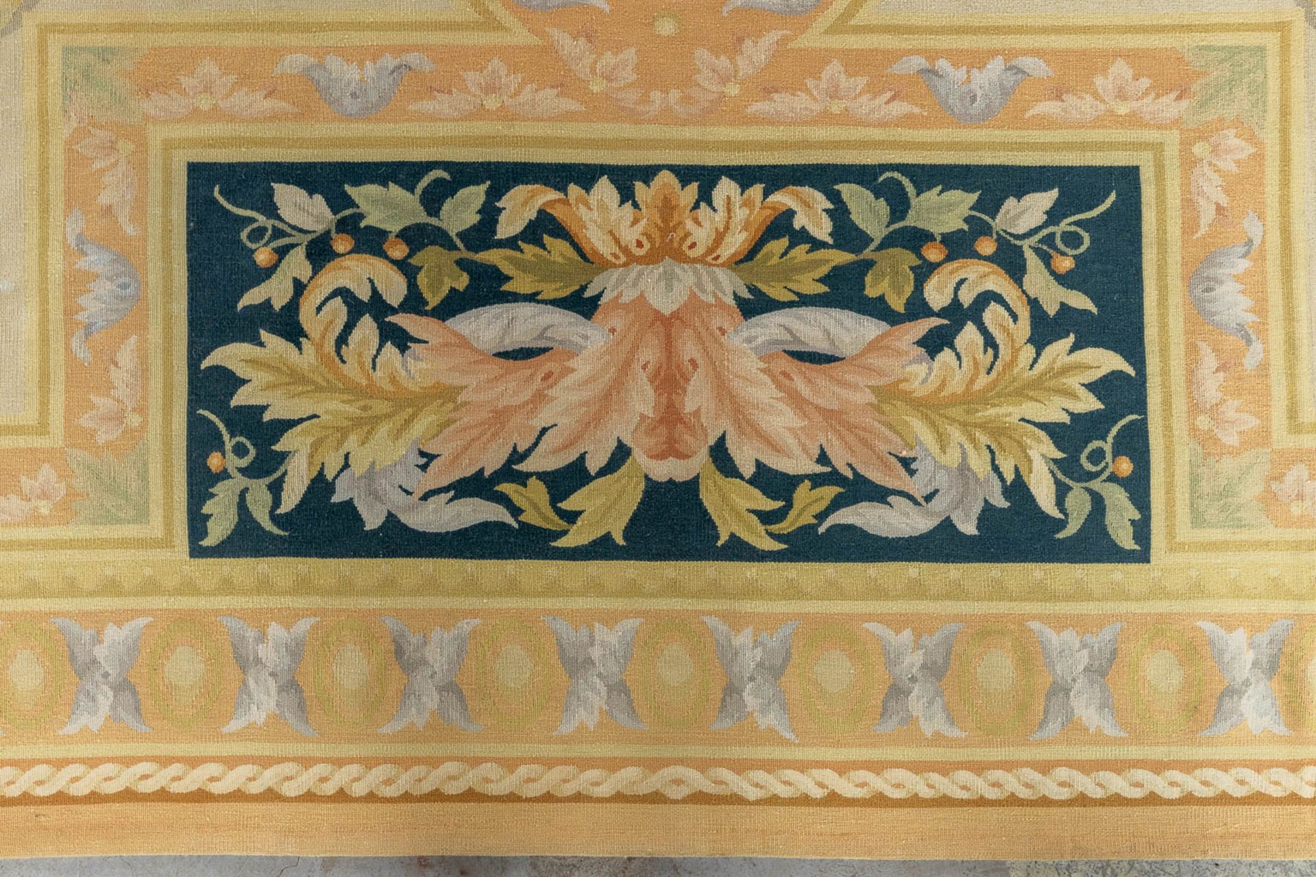 An exceptional antique carpet 'Aubusson'. France. (D:558 x W:366 cm) - Image 3 of 8