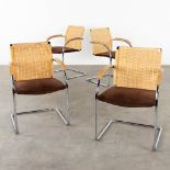 Josef GORCICA (1934-1996) '4 Chairs model S79' for Thonet. (D:54 x W:54 x H:81 cm)