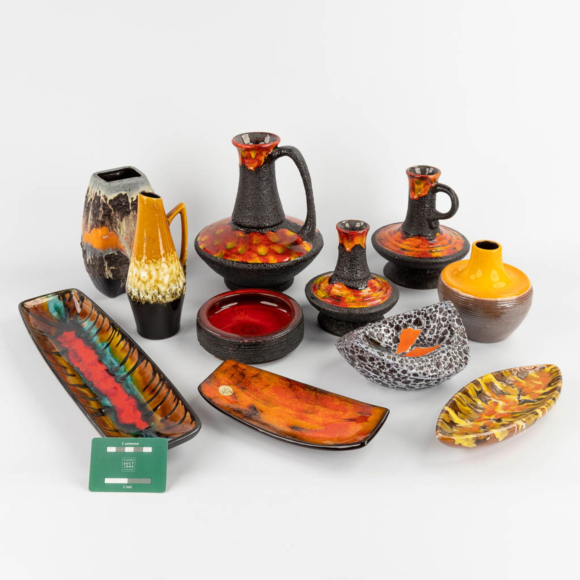 A collection of mid-century ceramics, West Germany. Fat Lava. (W:22 x H:26 cm) - Image 2 of 15