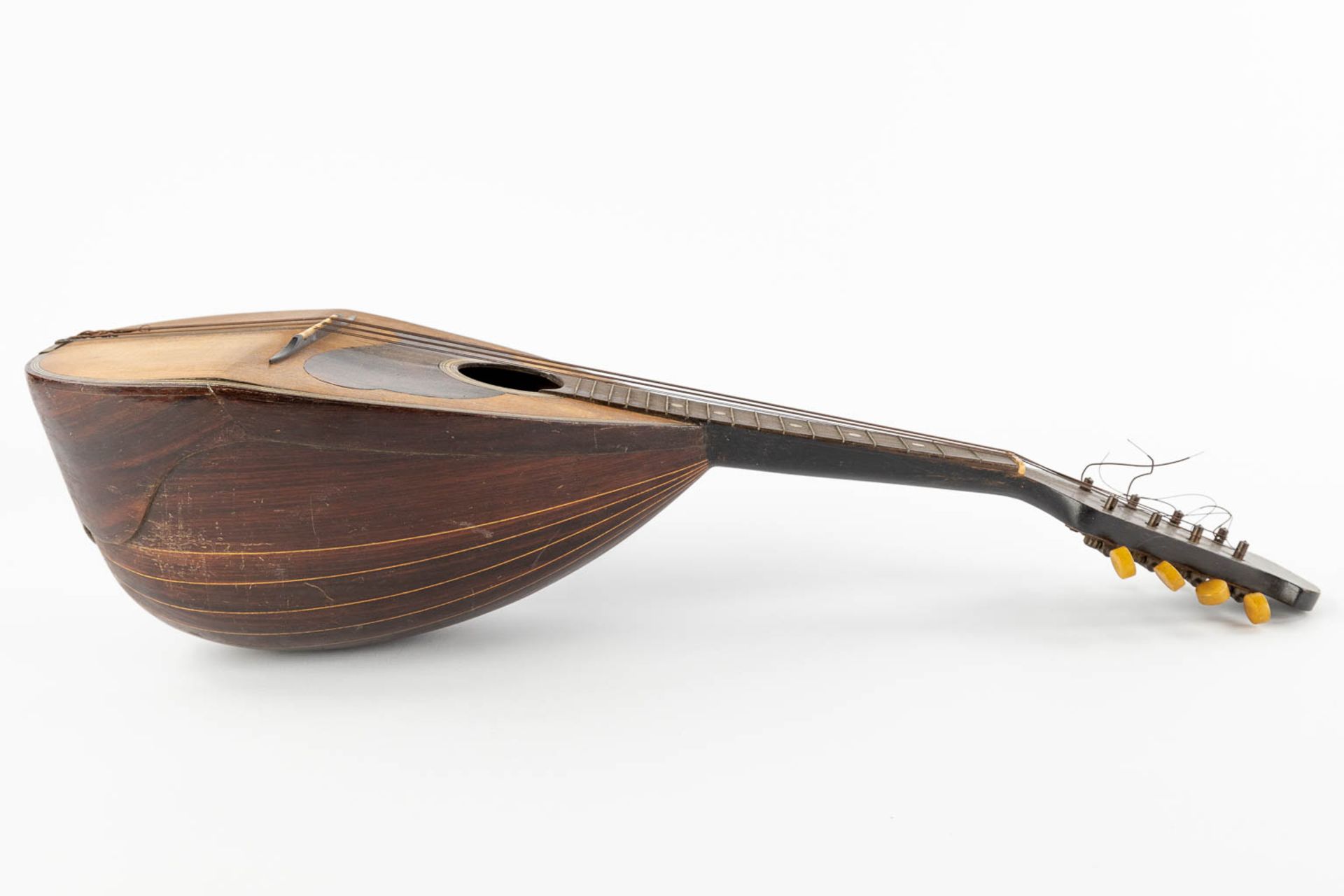 Three mandolines and a Balalaika. 20th C. (D:43 x W:67 x H:12 cm) - Image 12 of 36