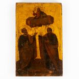 An Eastern European Icon, Peter and Paul, panel. (W:27 x H:42 cm)