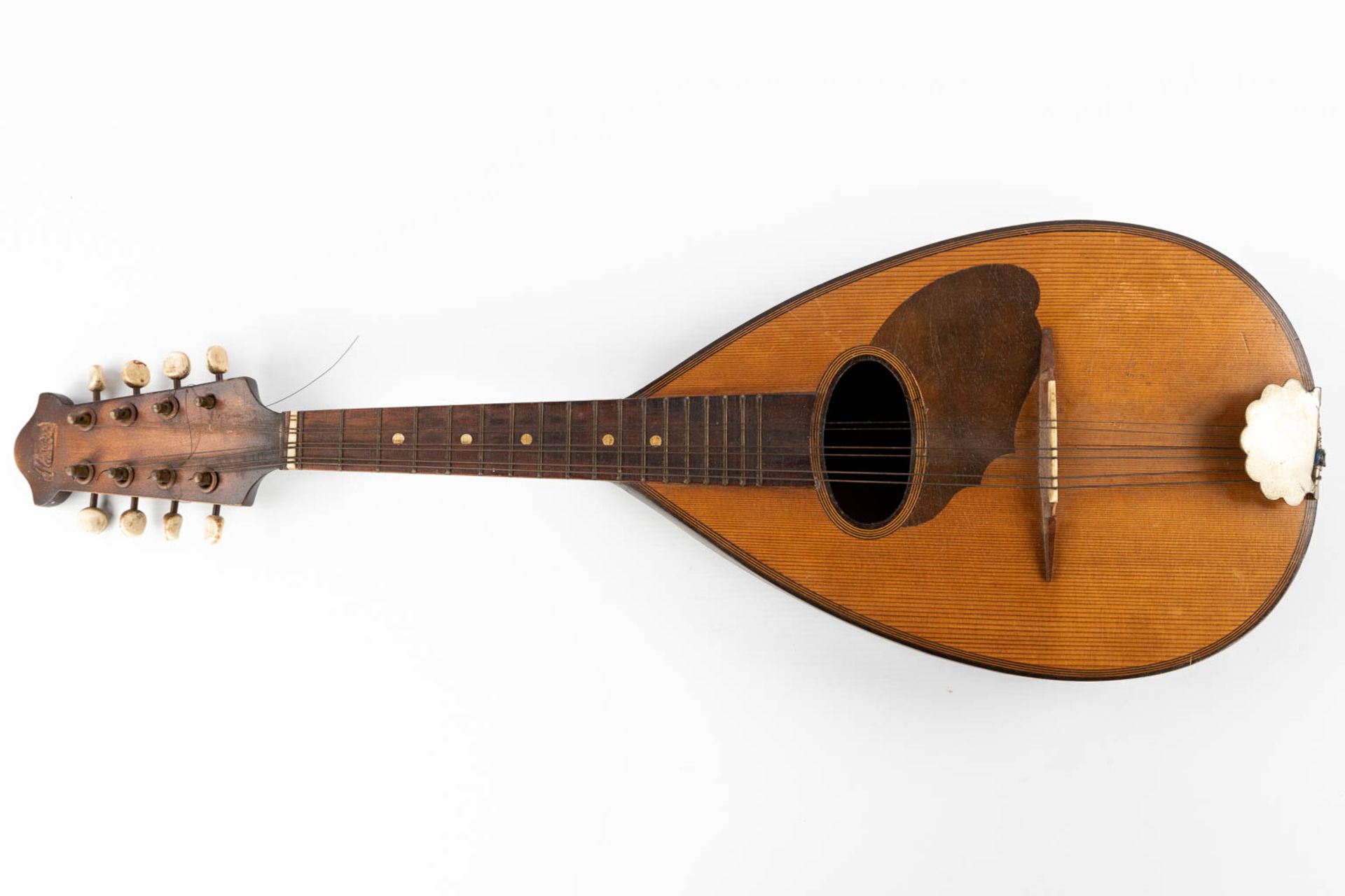 Three mandolines and a Balalaika. 20th C. (D:43 x W:67 x H:12 cm) - Image 29 of 36