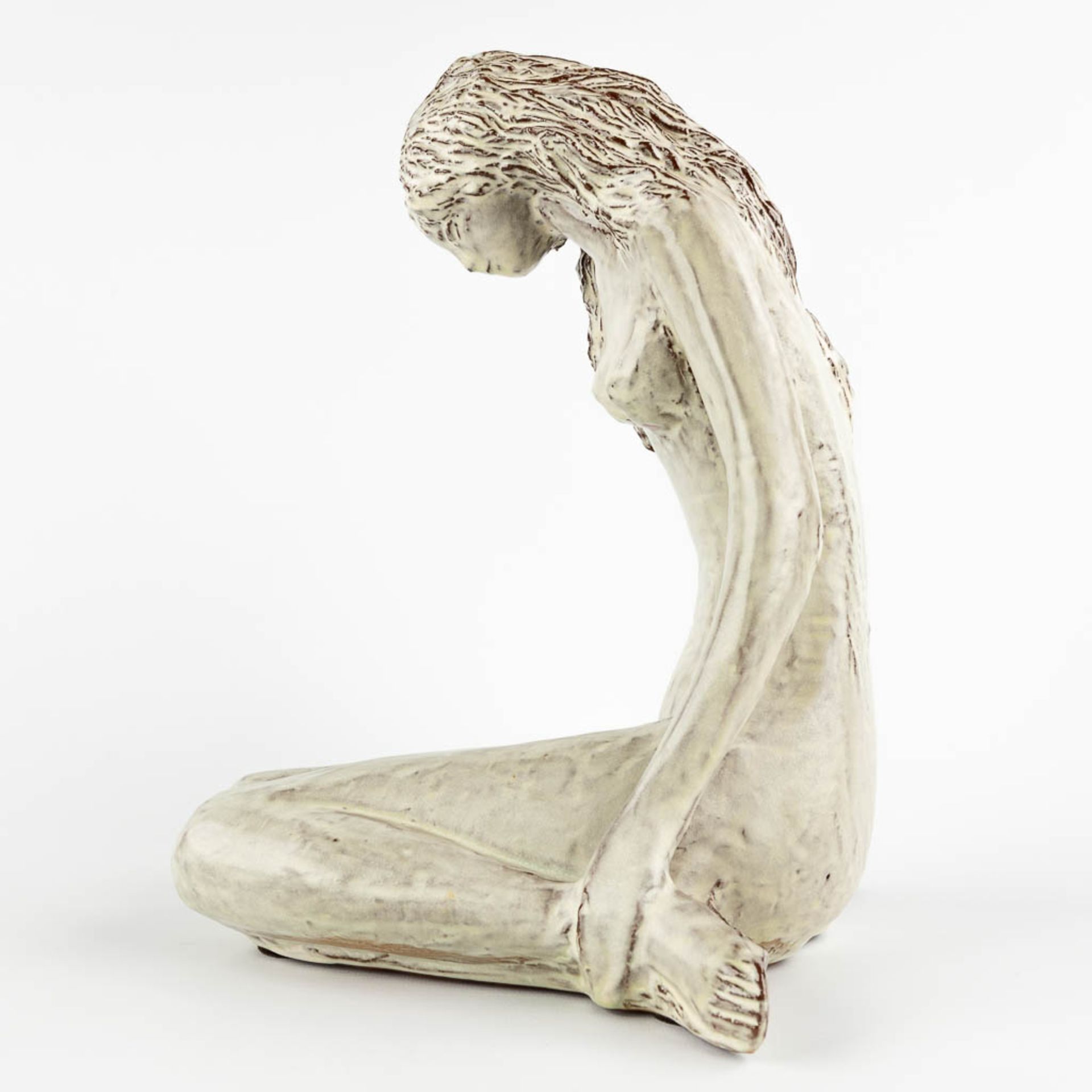 Elie VAN DAMME (1928) 'Seated Lady' for Amphora. (D:25 x W:24 x H:33 cm) - Image 4 of 11