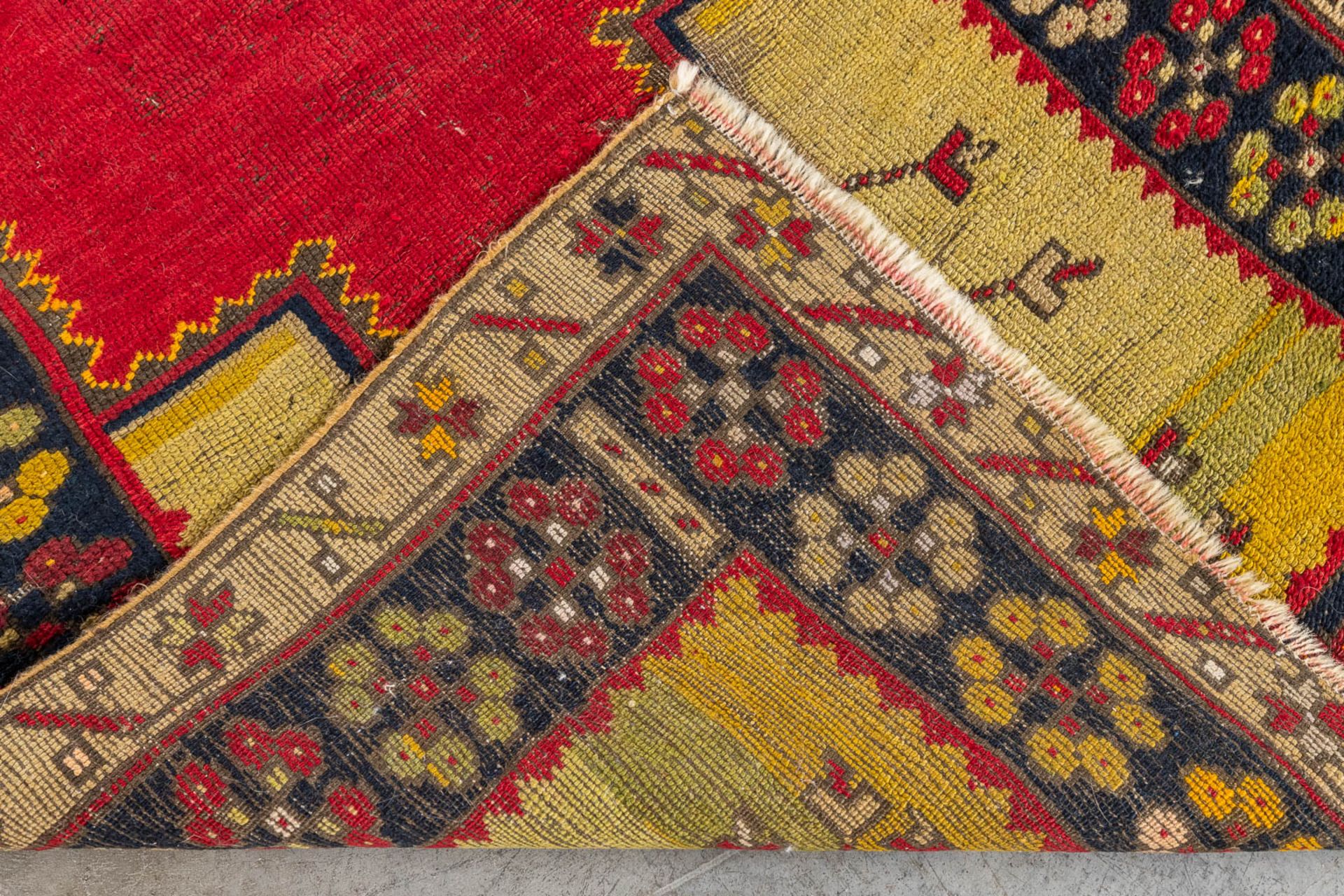 Two Oriental hand-made carpets. Afghan &amp; Turkey (D:195 x W:100 cm) - Image 11 of 11