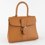 Delvaux Brilliant MM, a handbag made of brown leahter. Like new condition (D: 13,5 x W: 28,5 x H: 21