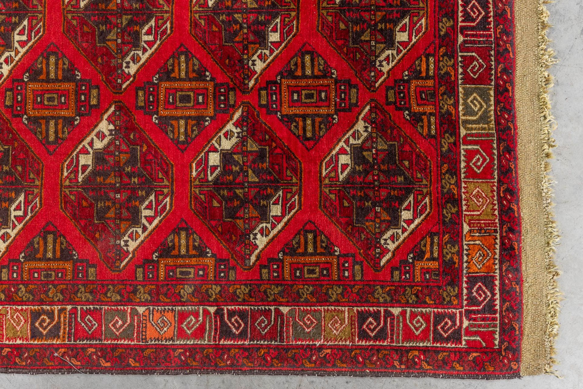 Two Oriental hand-made carpets. Afghan &amp; Turkey (D:195 x W:100 cm) - Image 3 of 11