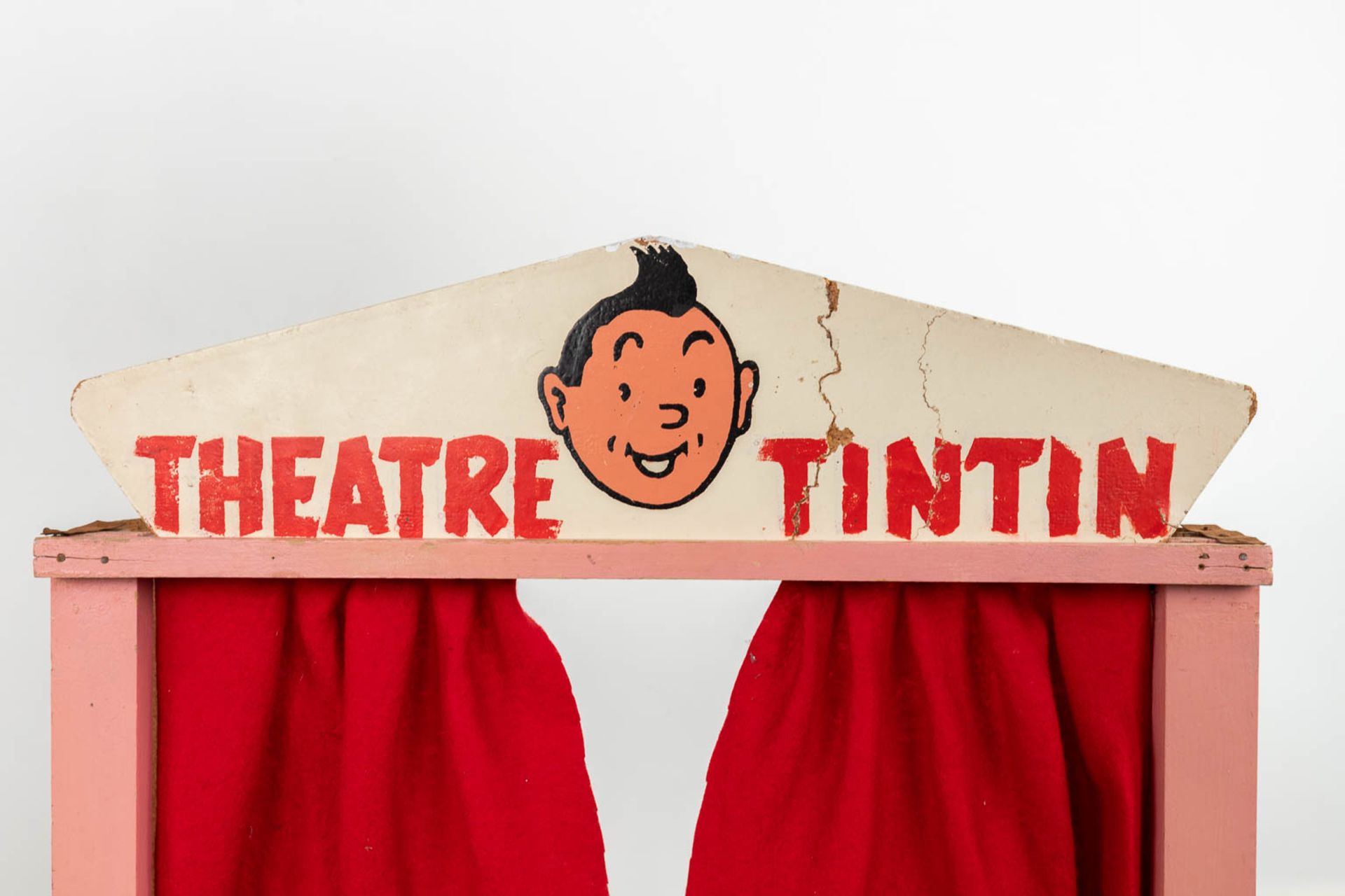 Tintin, a collection of 3 puppet show frames with matching dolls. (W:70 x H:114 cm) - Image 7 of 21