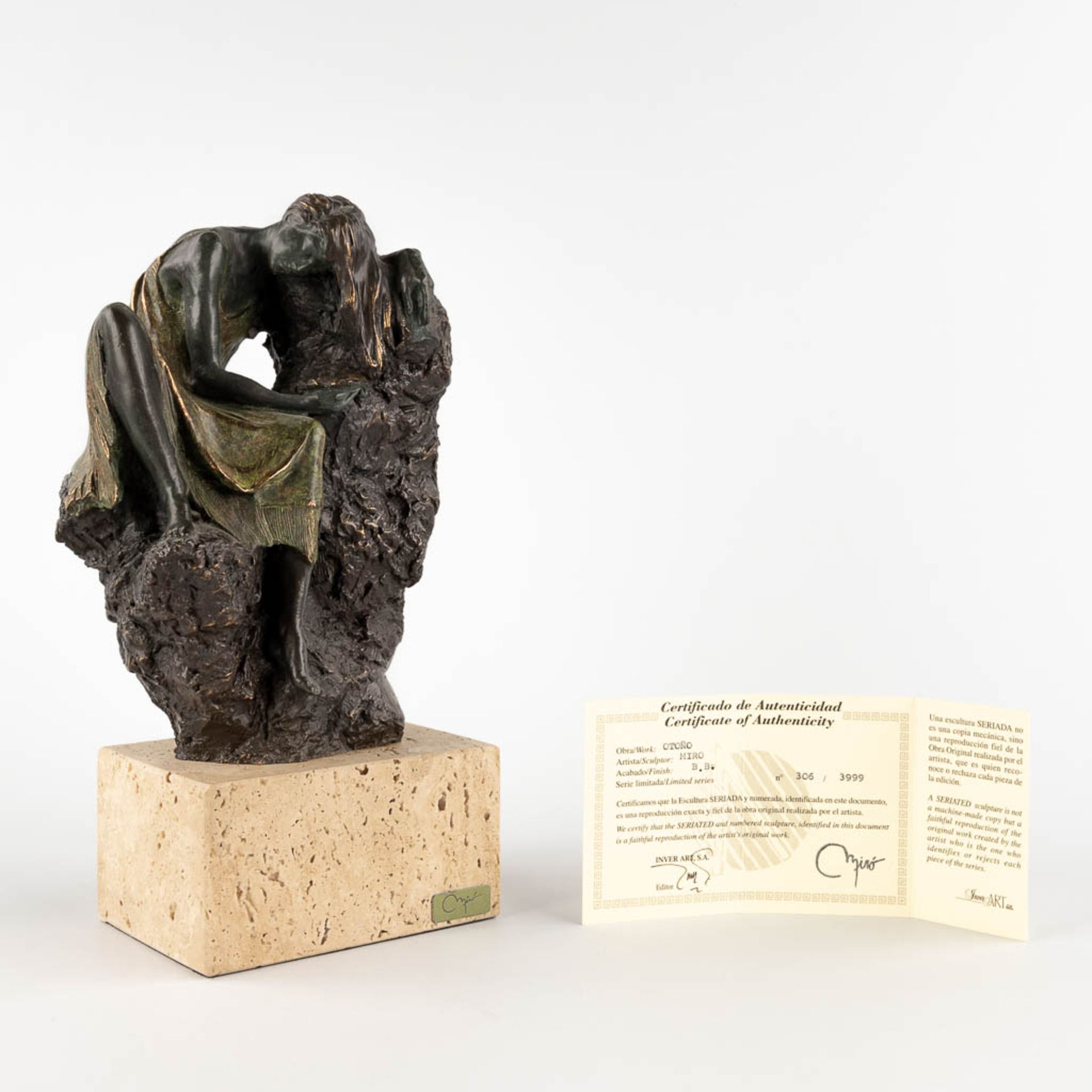 Joan MIRO (1893-1983)(after) 'Otono' patinated bronze. 286/3999. 1989. (H:22,5 cm) - Image 11 of 13