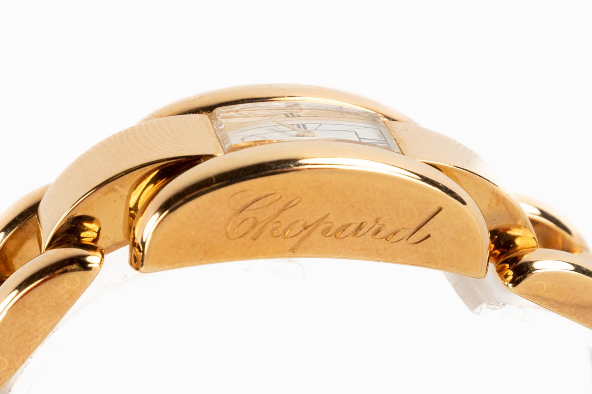 Chopard, 'La Strada' a woman's wristwatch, 18kt yellow gold. (W:1,8 x H:4,3 cm) - Image 6 of 16