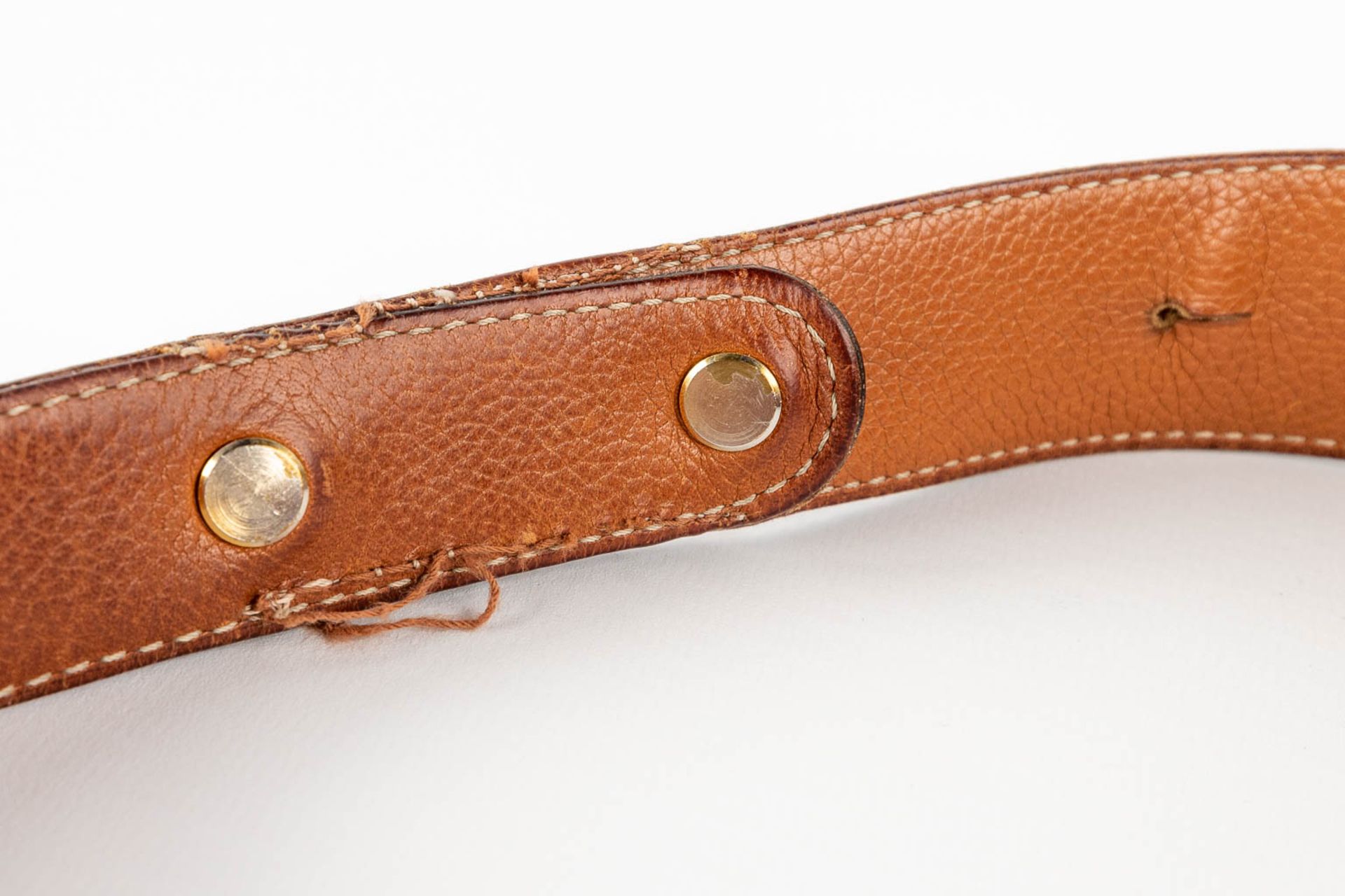 Delvaux, Pensée, a handbag made of brown leather. (W:24 x H:32 cm) - Bild 10 aus 18