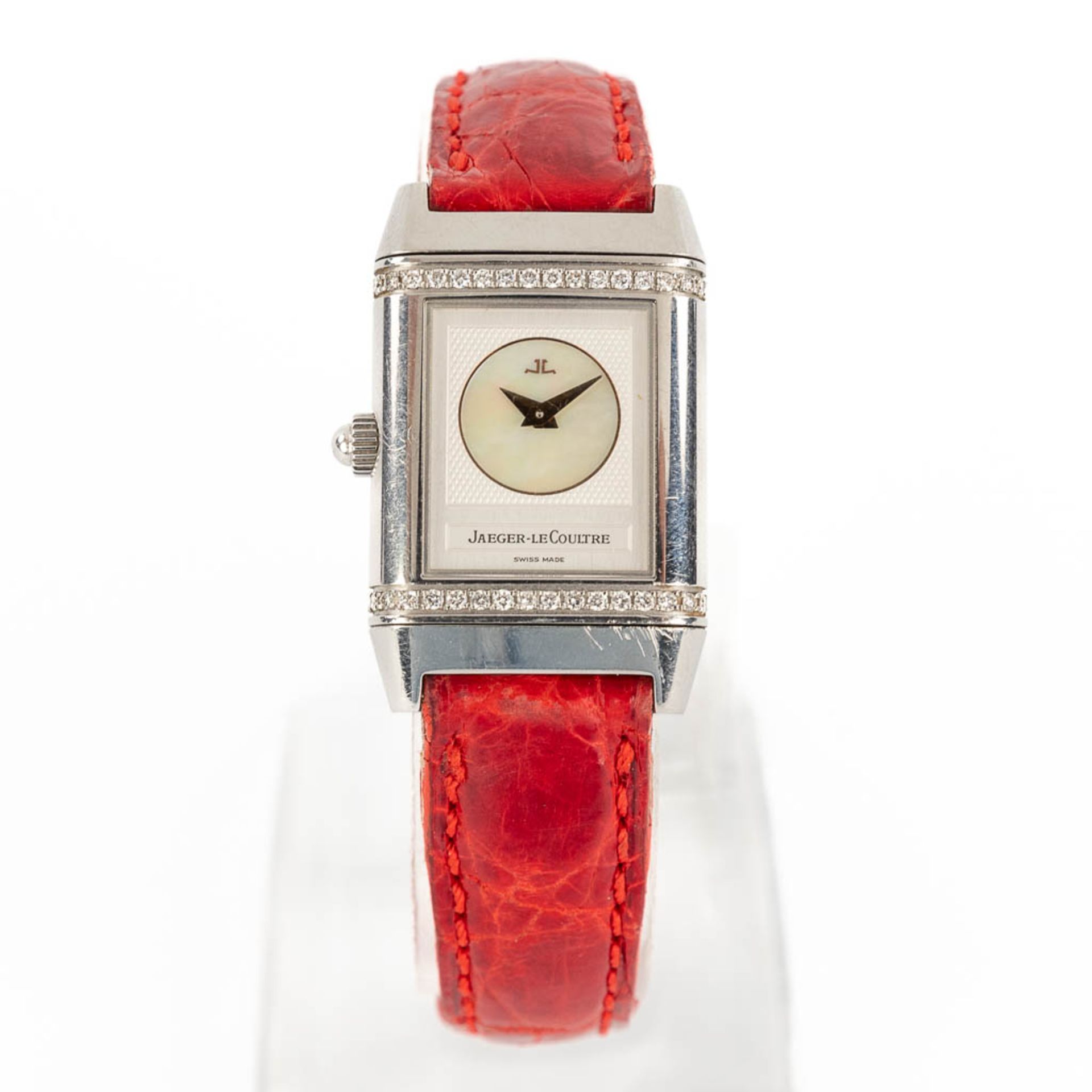 Jaeger Le Coultre, Reverso Duetto a womans wristwatch with 2 dials. 266.8.11 (W:2 x H:2,8 cm) - Image 3 of 14